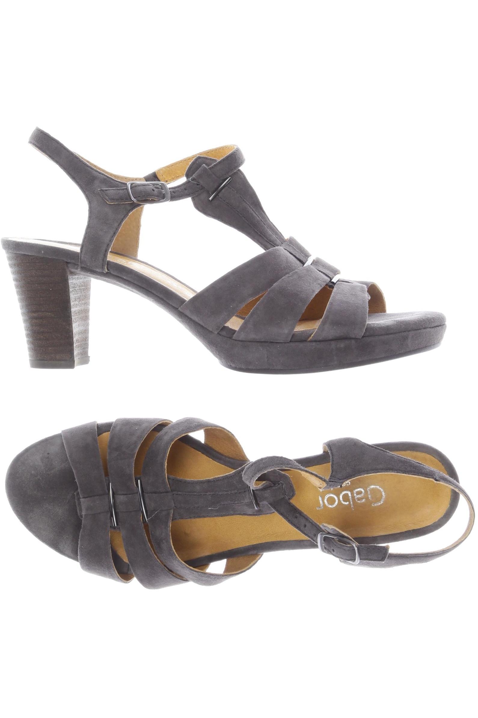 

Gabor Damen Sandale, grau, Gr. 6.5