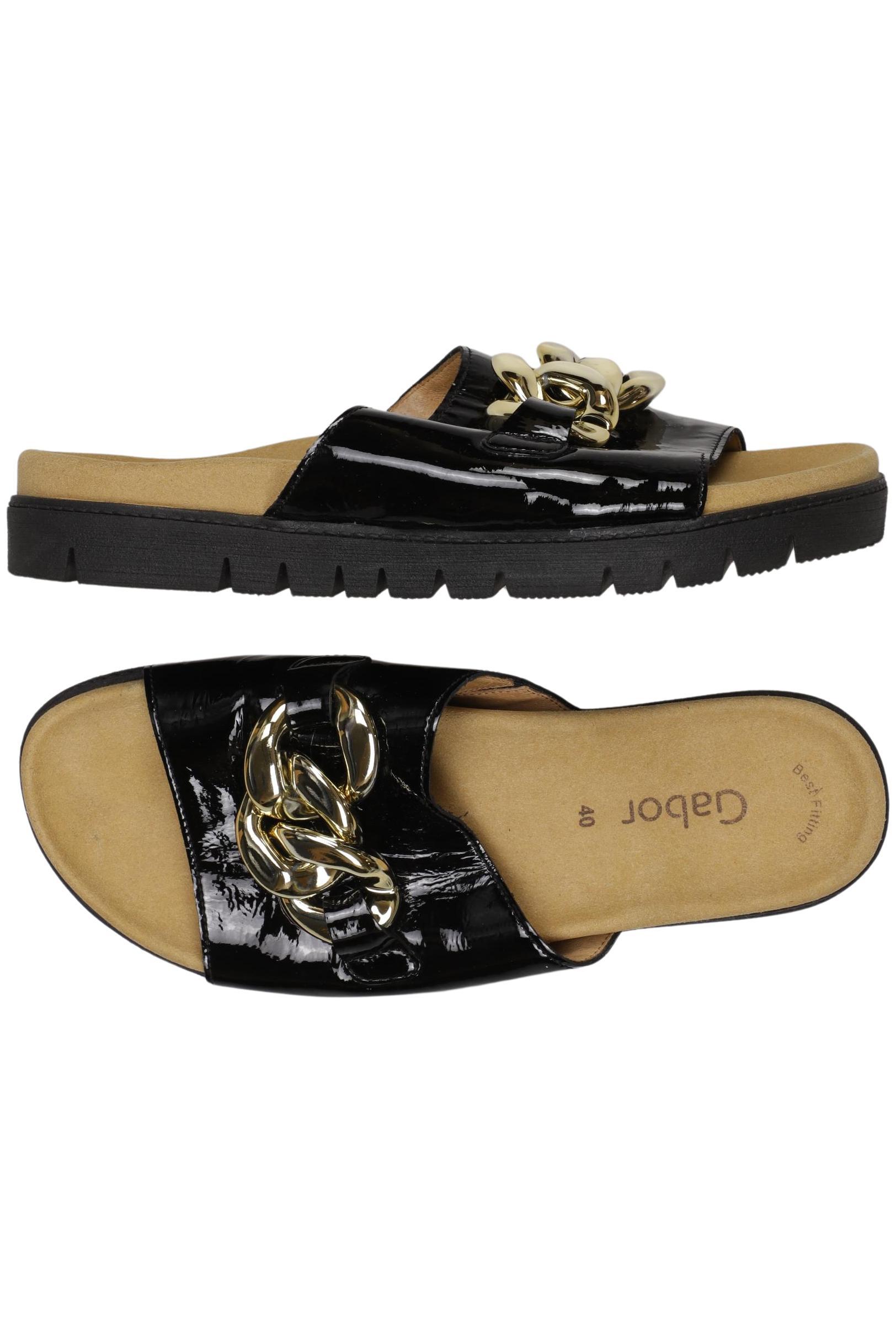 

Gabor Damen Sandale, schwarz, Gr. 40