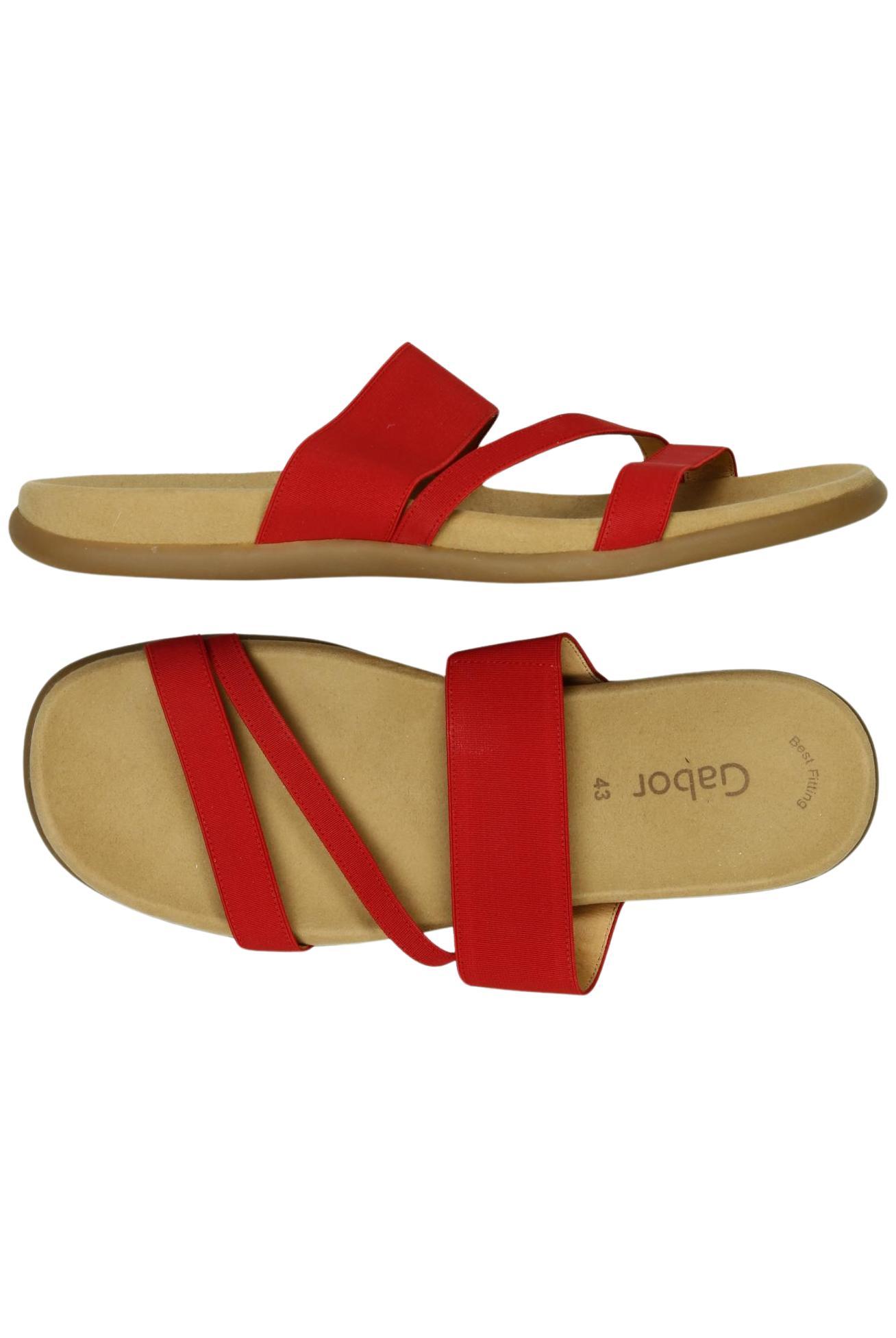 

Gabor Damen Sandale, rot, Gr. 43