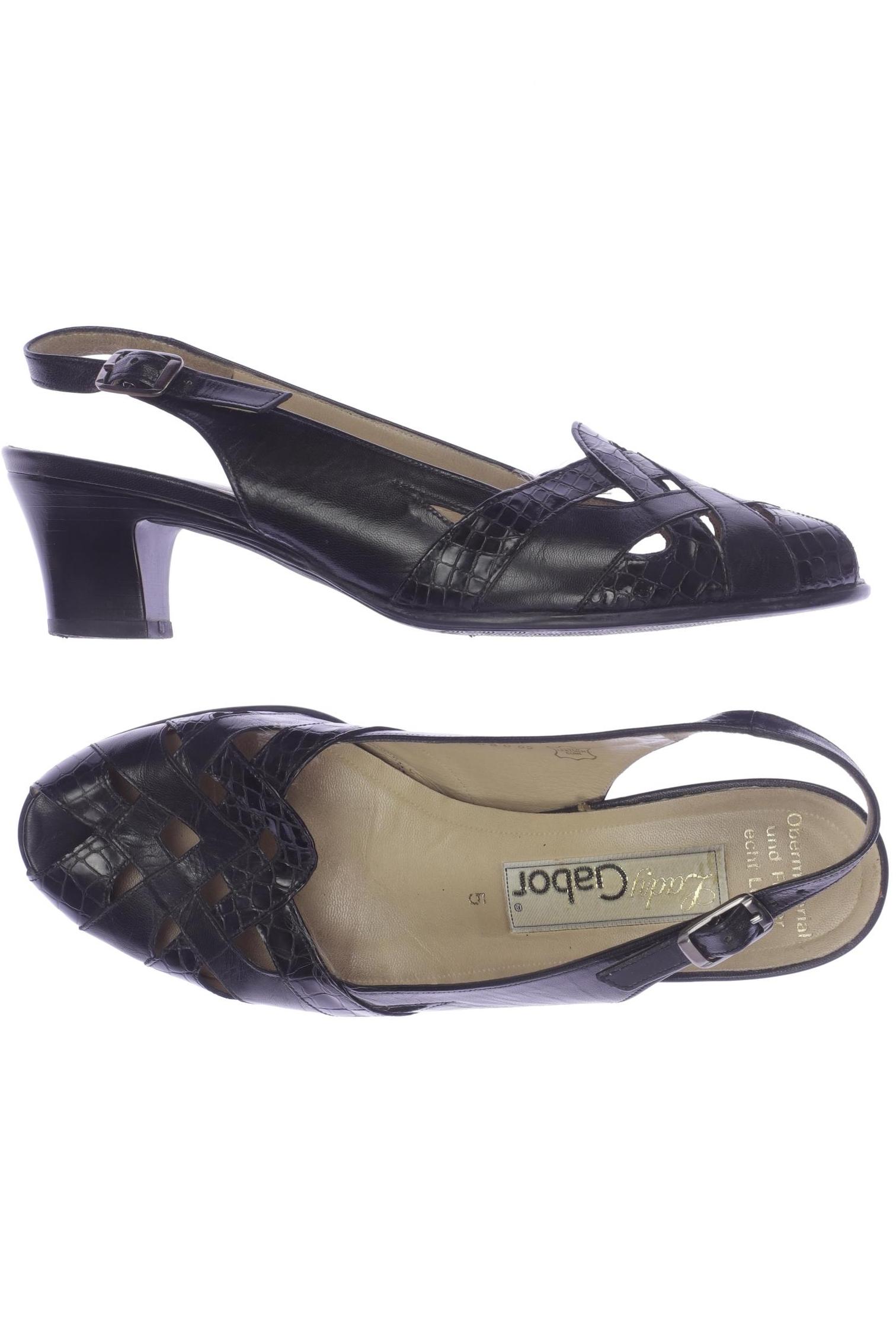 

Gabor Damen Sandale, schwarz, Gr. 5