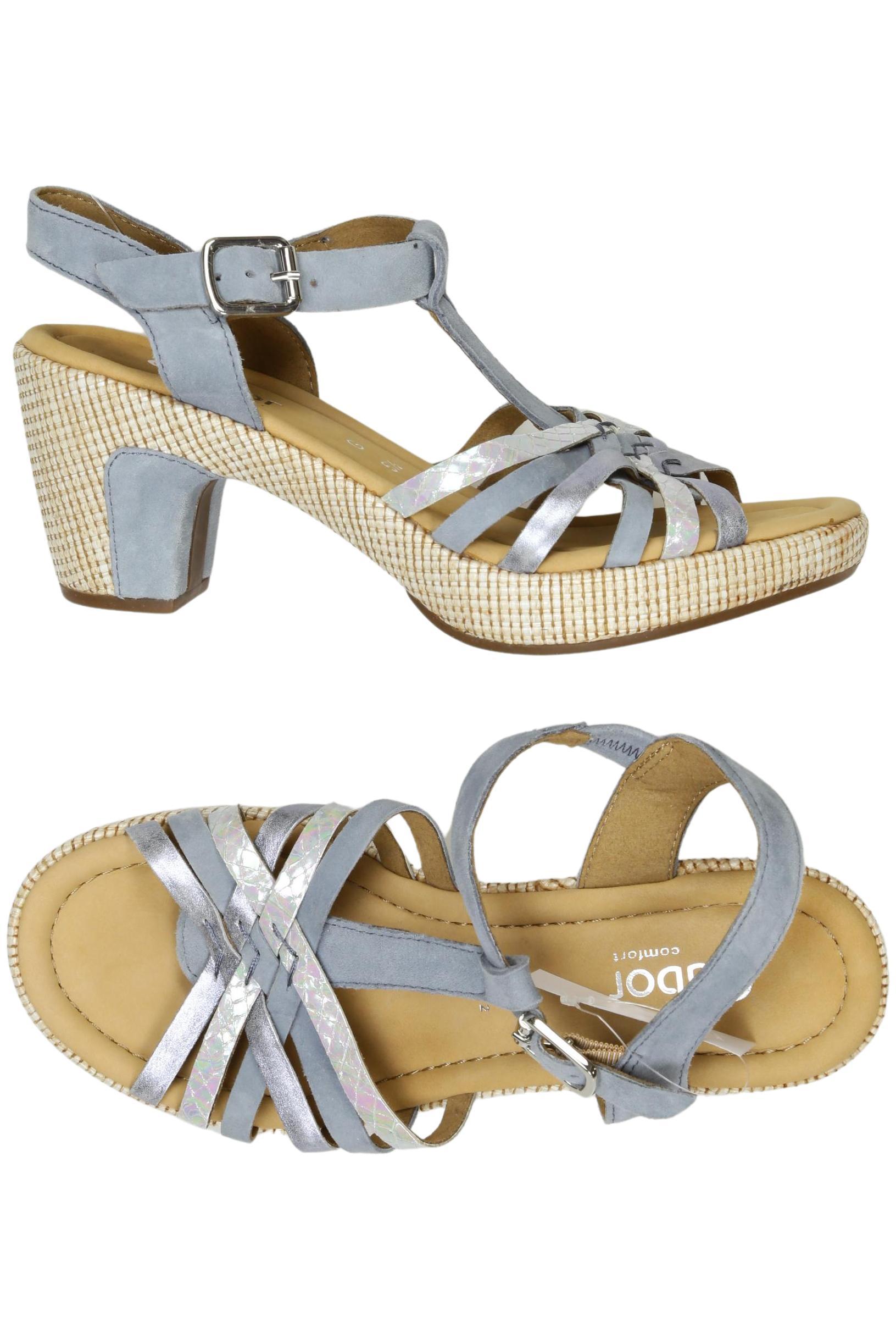 

Gabor Damen Sandale, hellblau, Gr. 5.5