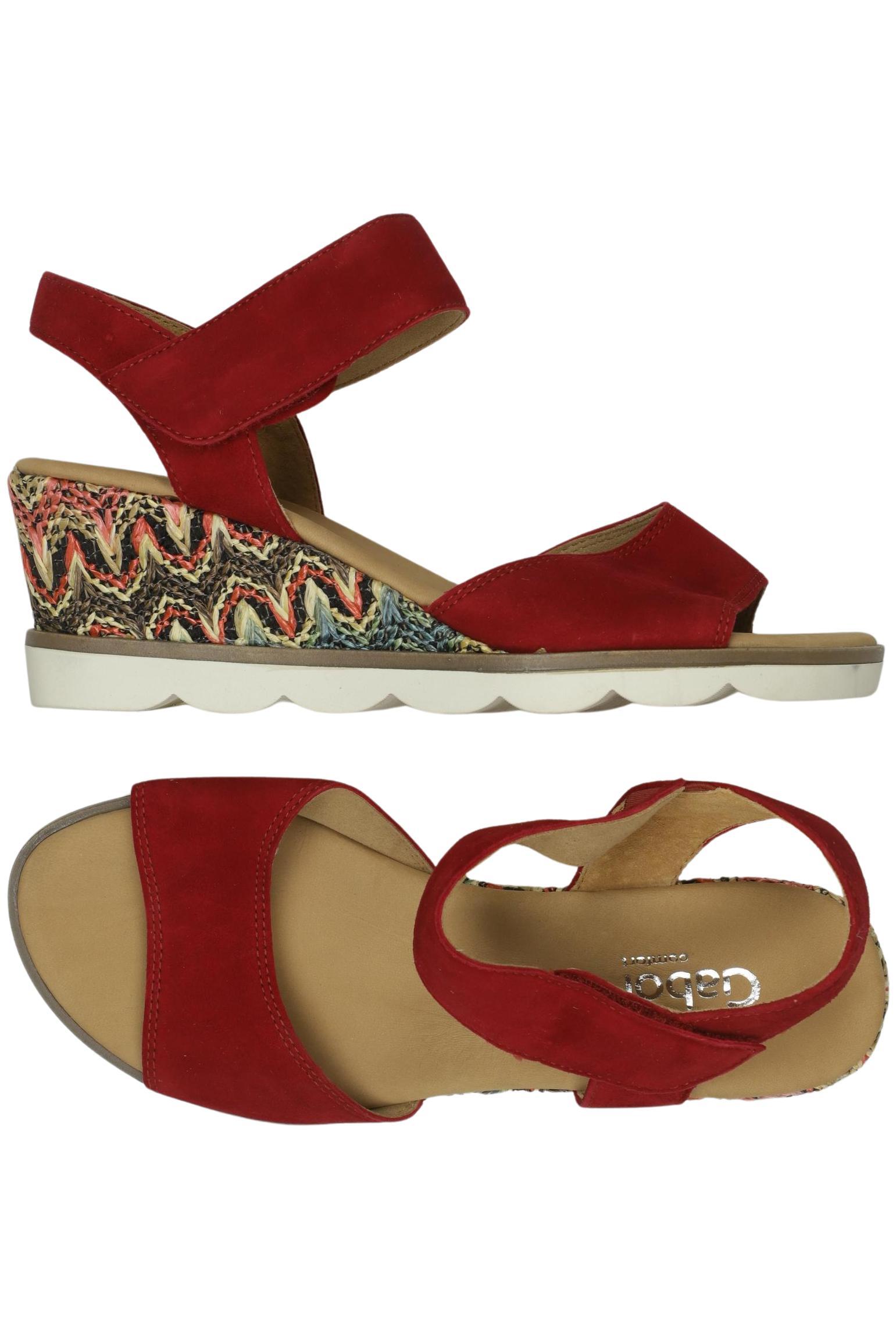 

Gabor Damen Sandale, rot, Gr. 5.5