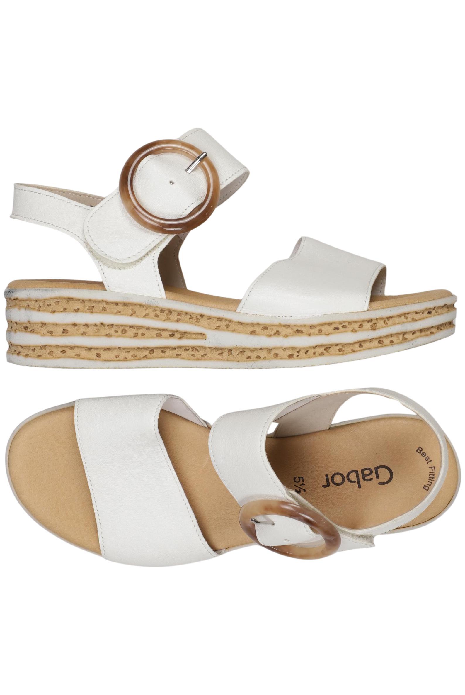 

Gabor Damen Sandale, weiß, Gr. 5.5