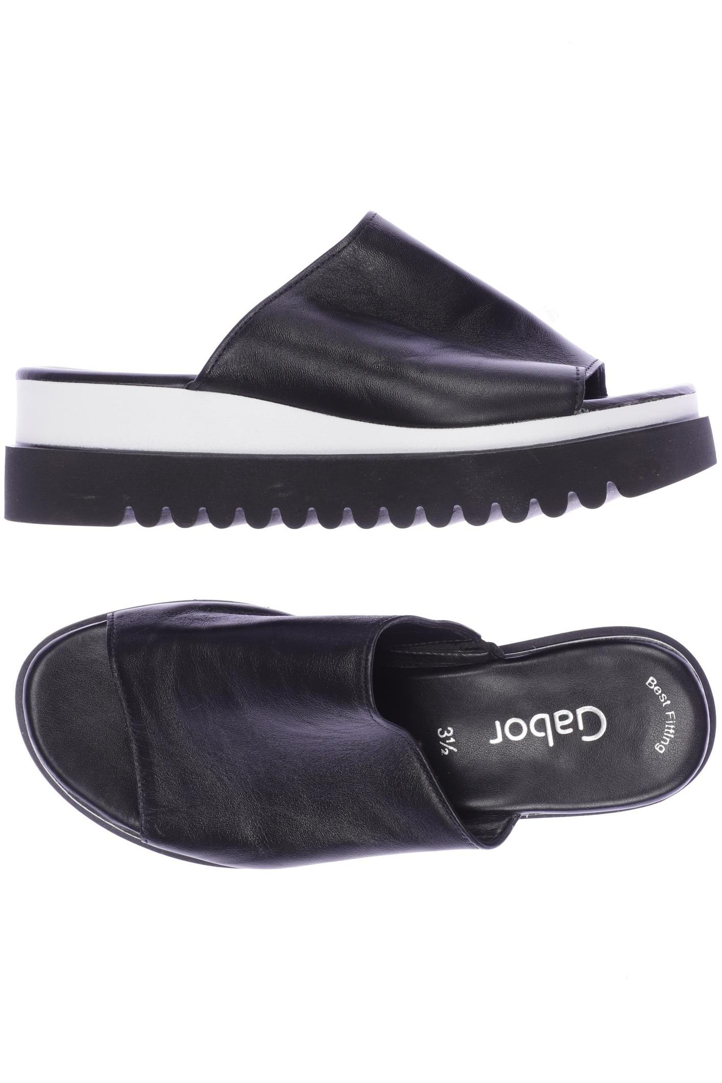 

Gabor Damen Sandale, schwarz, Gr. 3.5
