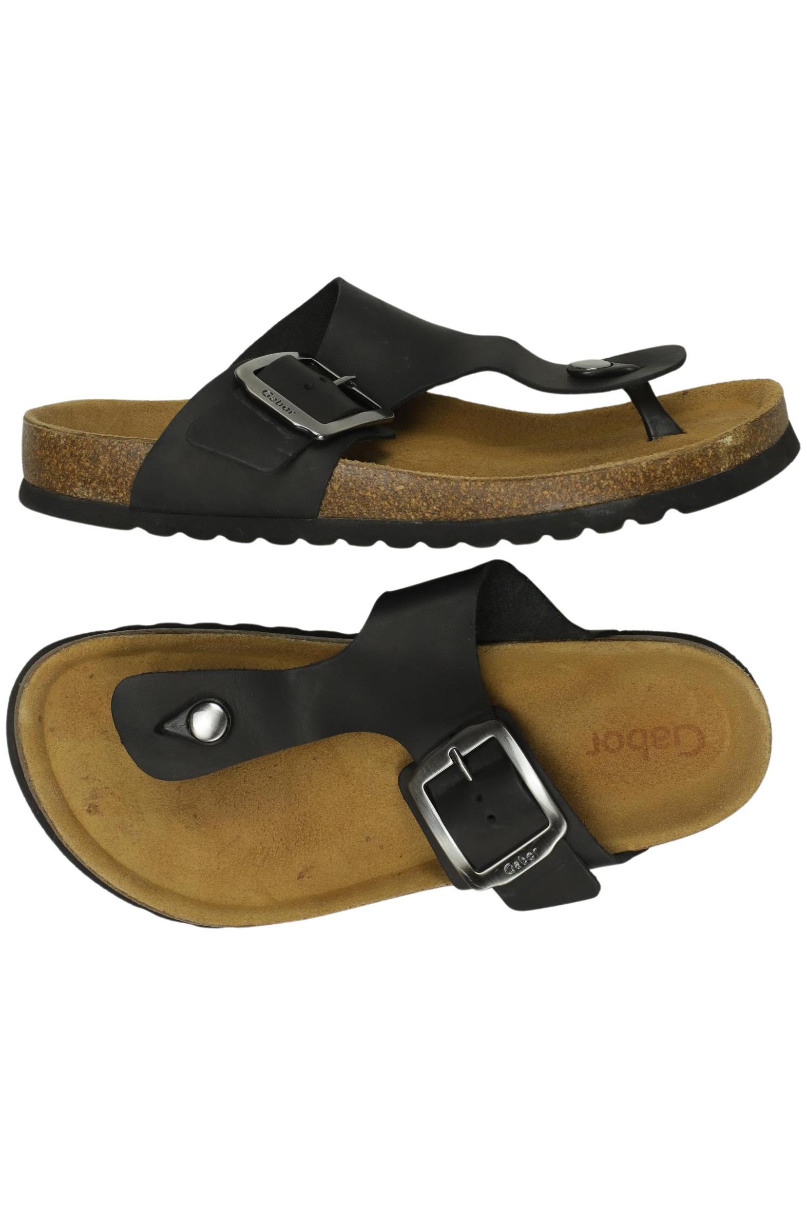 

Gabor Damen Sandale, schwarz, Gr. 39