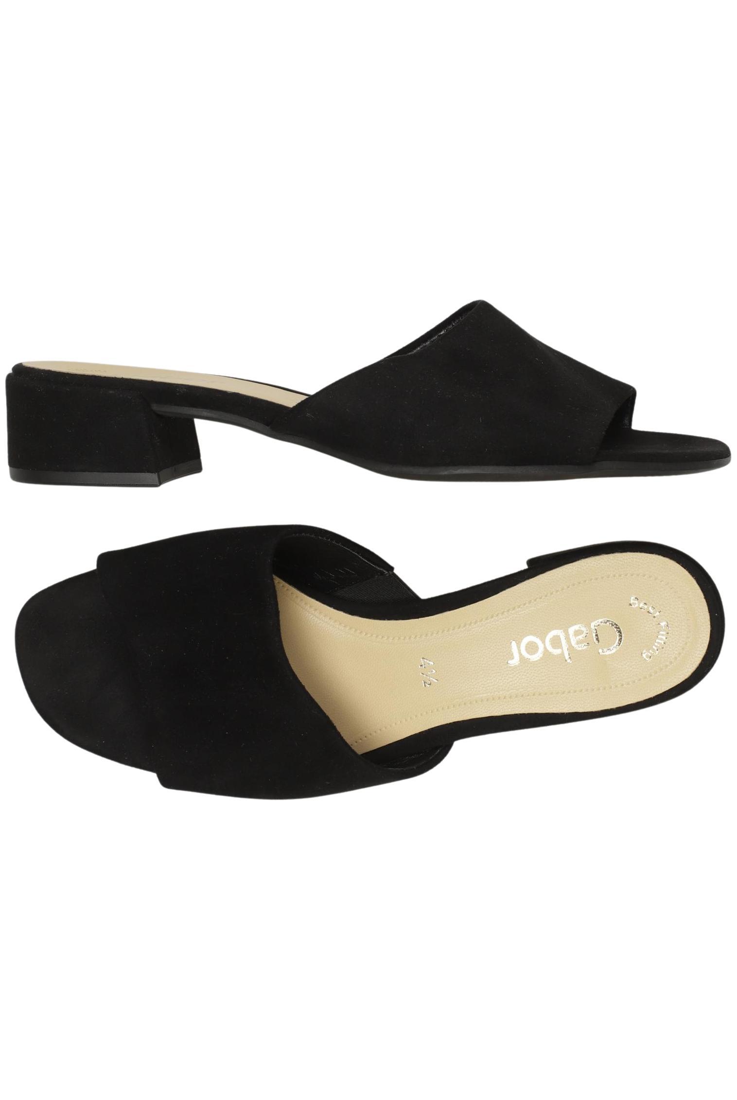 

Gabor Damen Sandale, schwarz, Gr. 4.5