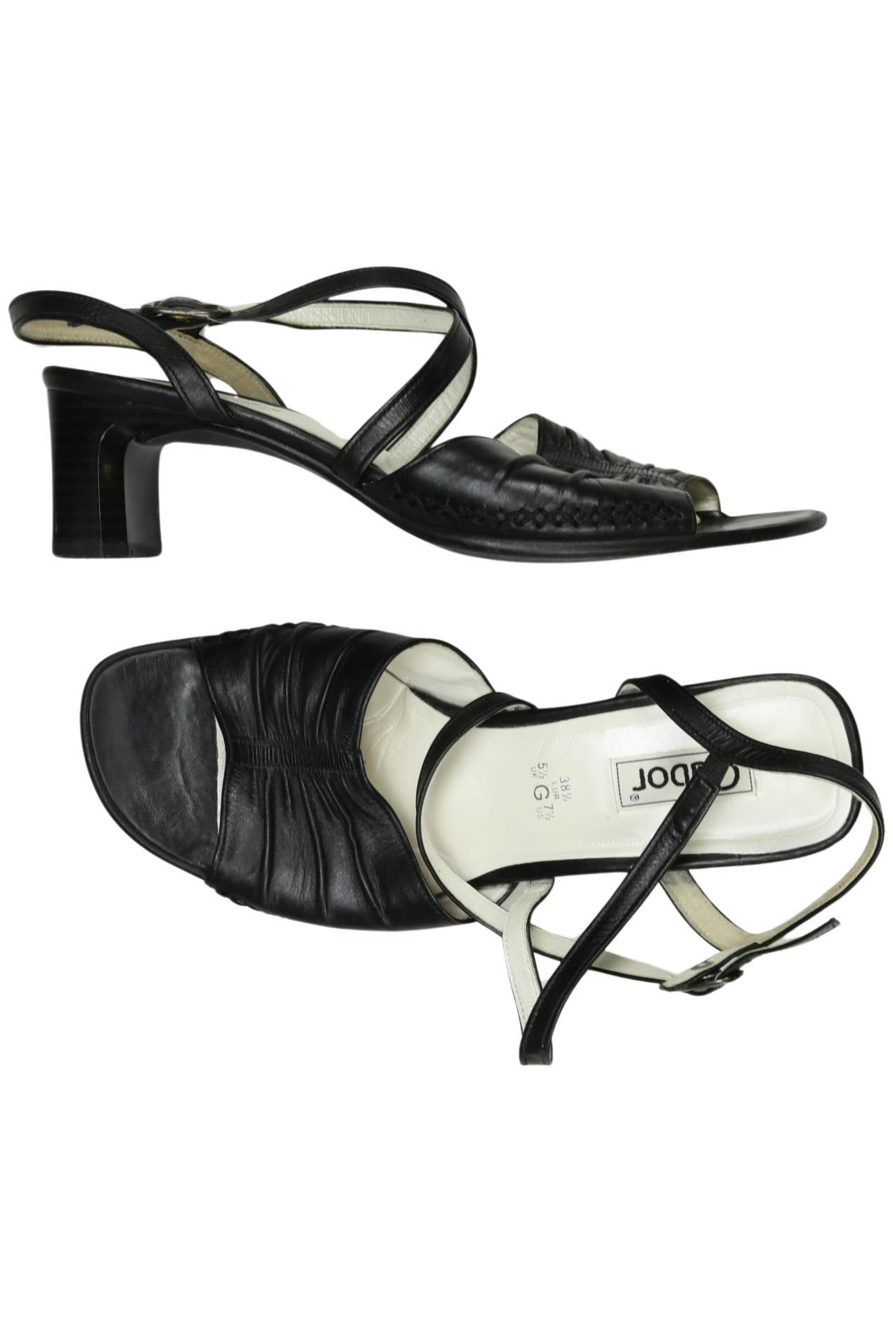 

Gabor Damen Sandale, schwarz, Gr. 38.5