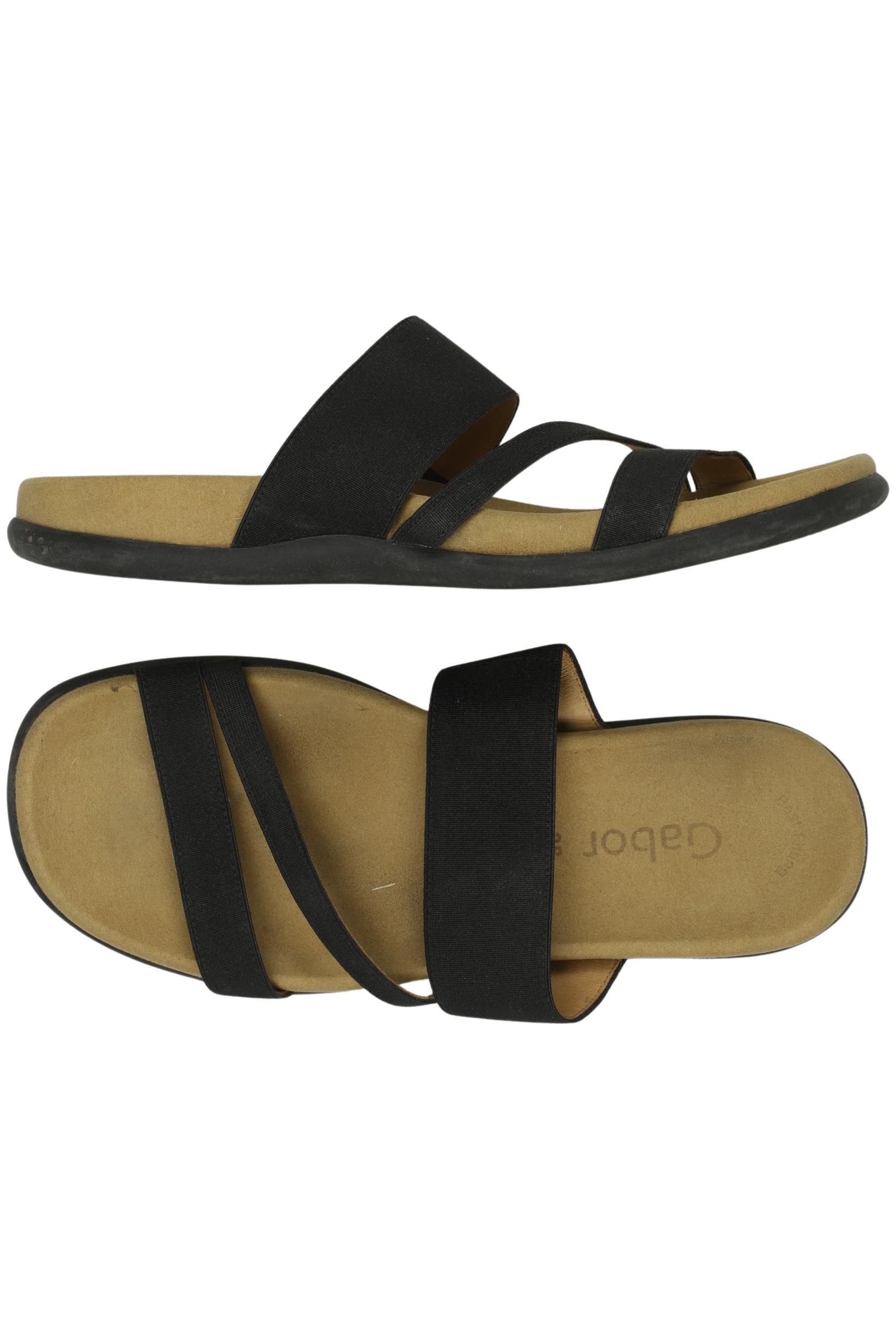 

Gabor Damen Sandale, schwarz, Gr. 38