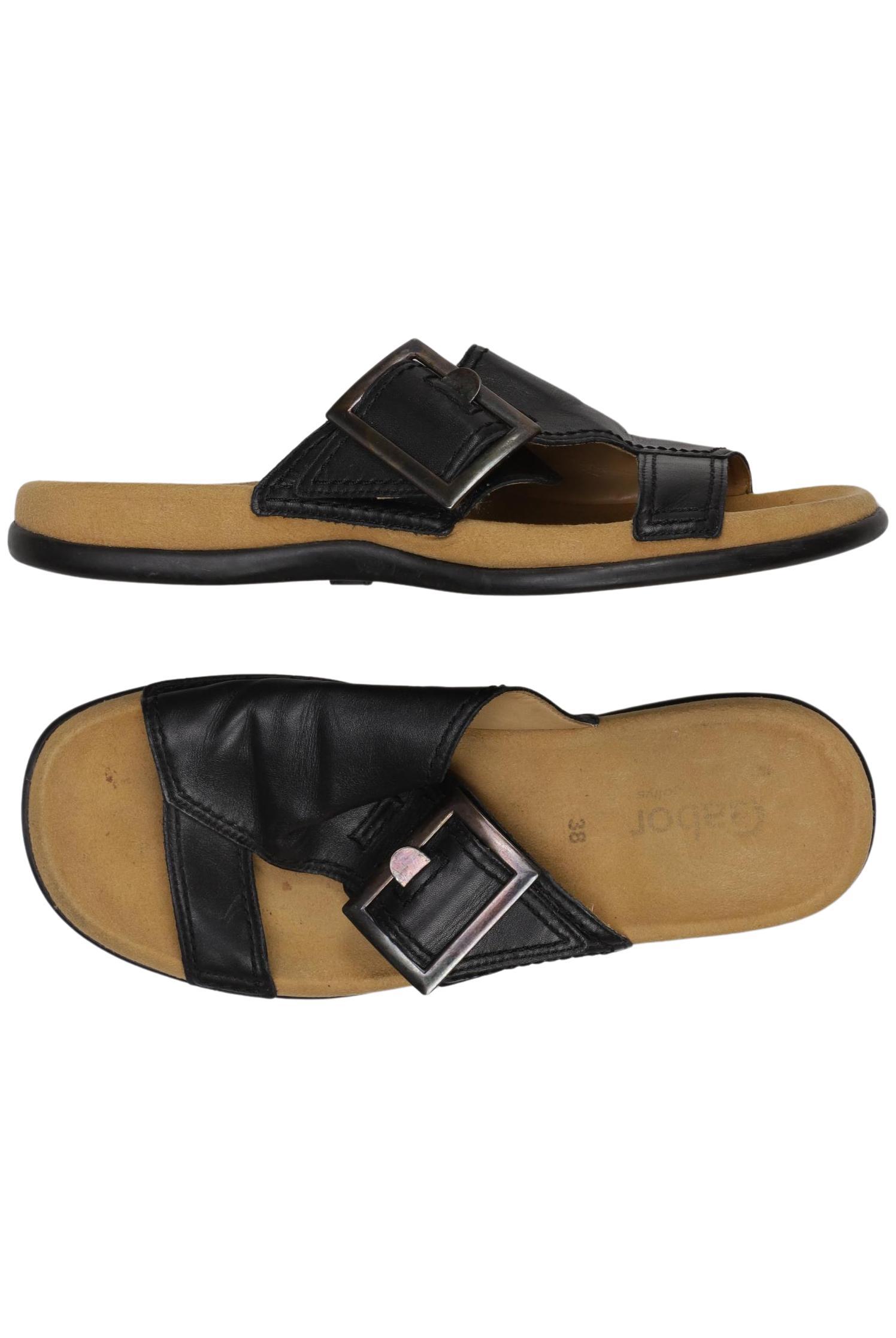 

Gabor Damen Sandale, schwarz, Gr. 38