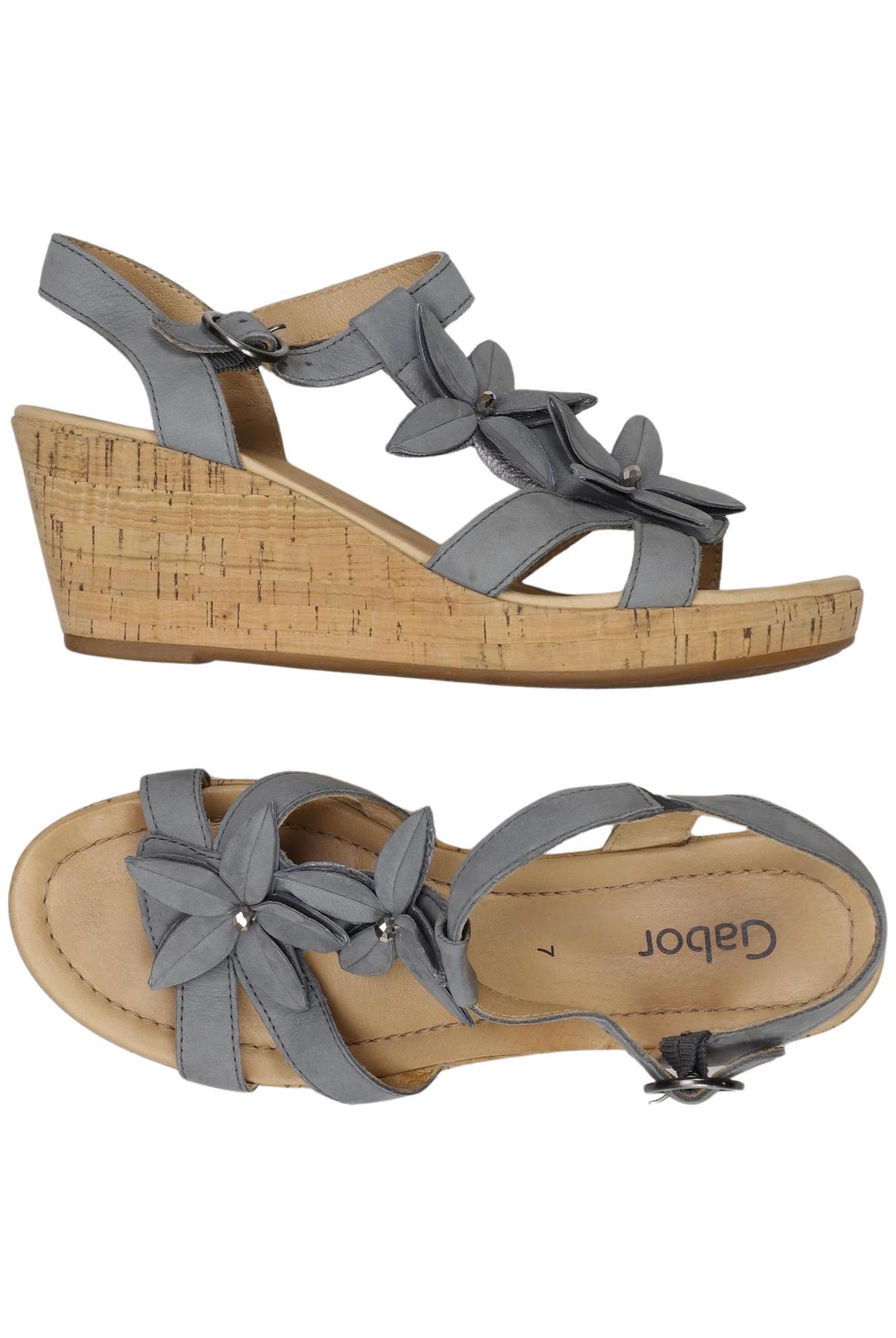 

Gabor Damen Sandale, grau, Gr. 7