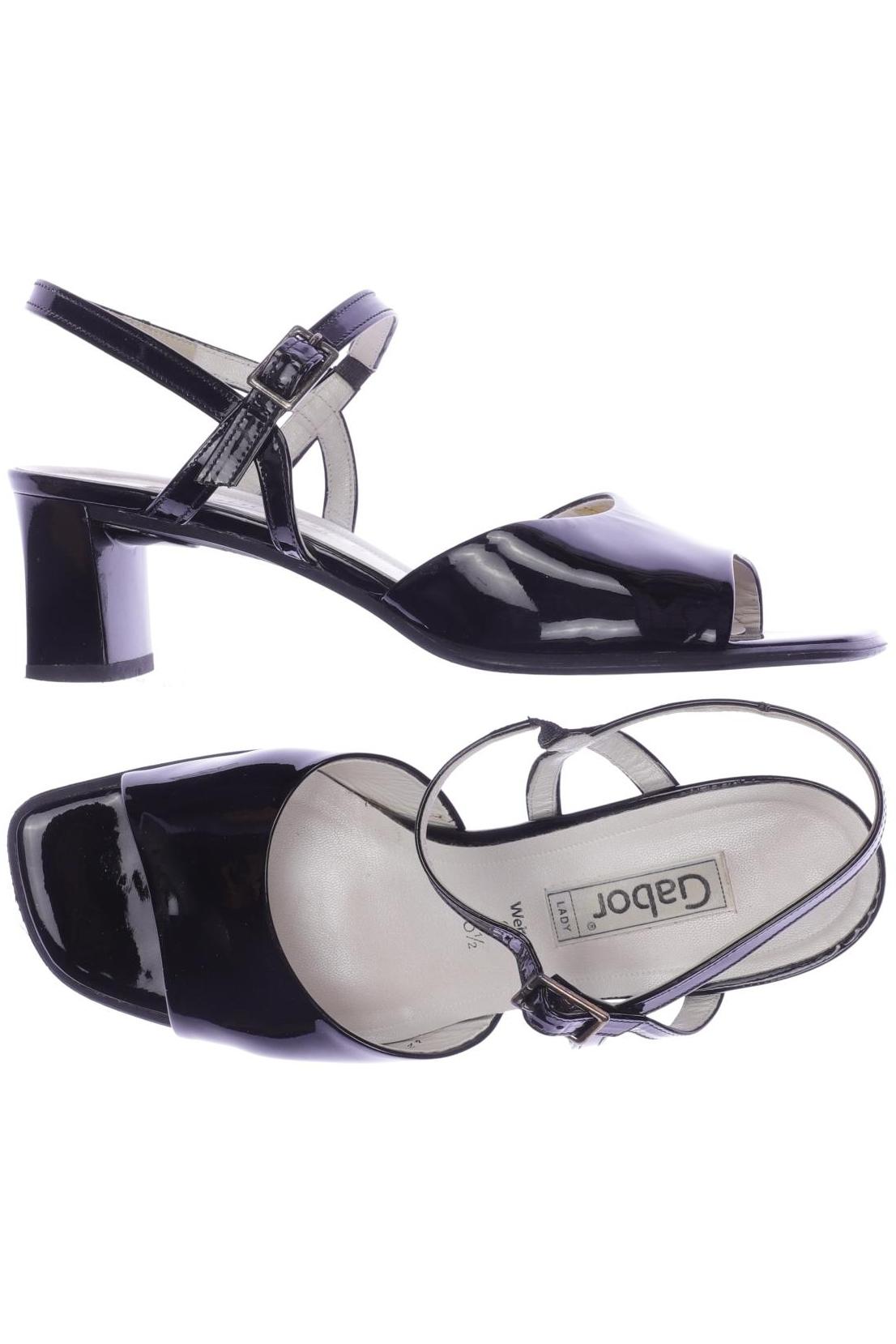 

Gabor Damen Sandale, schwarz, Gr. 5.5