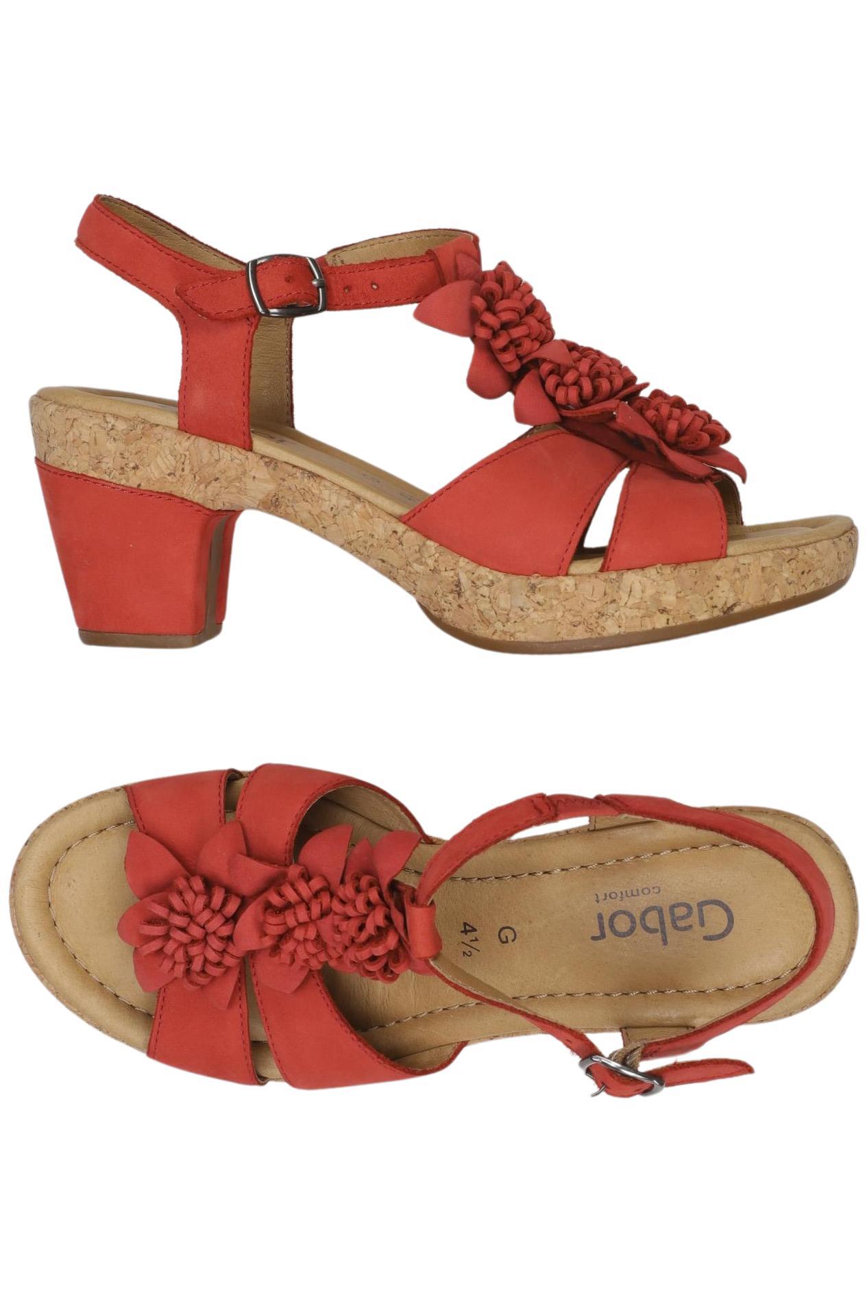 

Gabor Damen Sandale, rot, Gr. 4.5