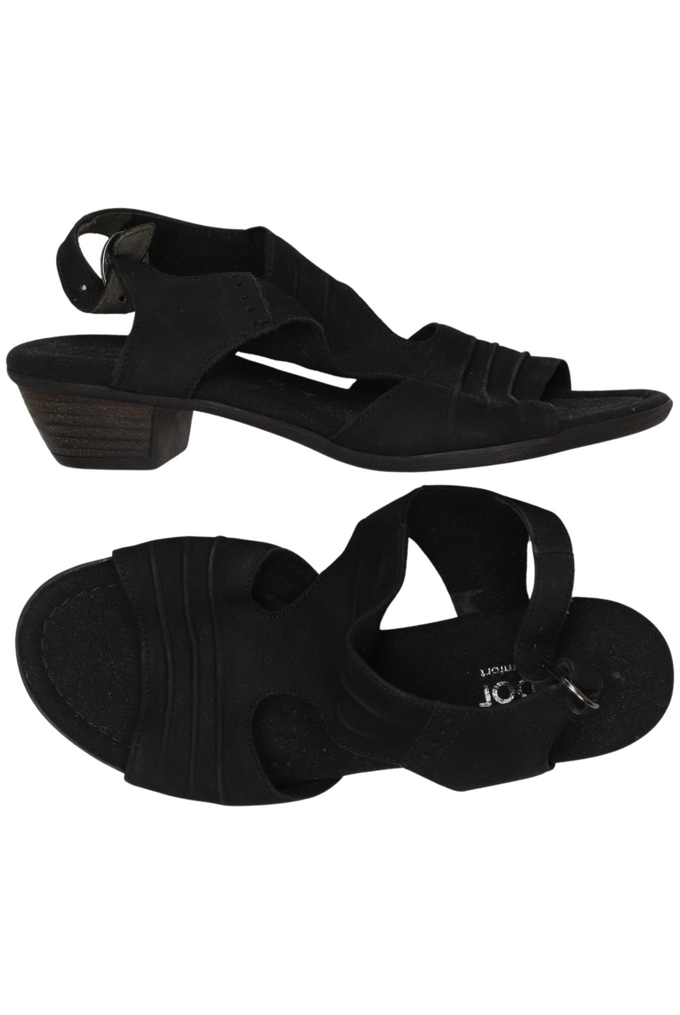 

Gabor Damen Sandale, schwarz, Gr. 4