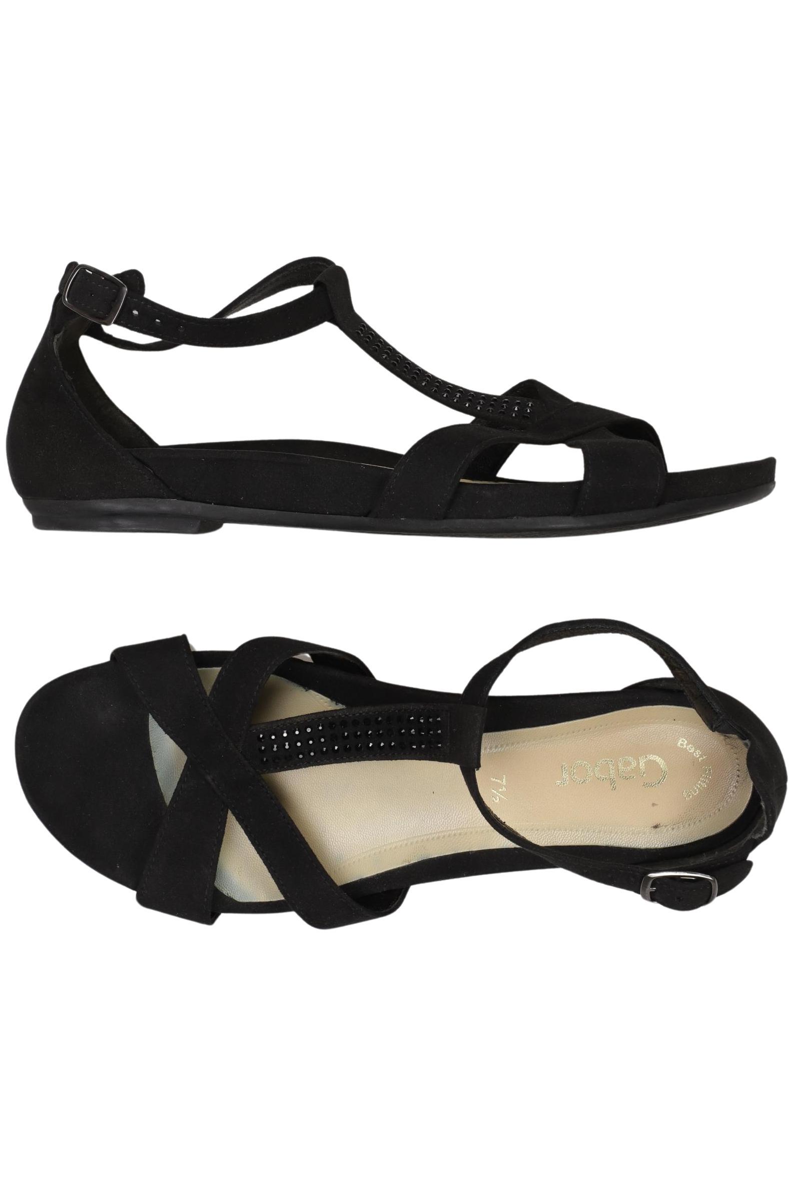 

Gabor Damen Sandale, schwarz, Gr. 7.5