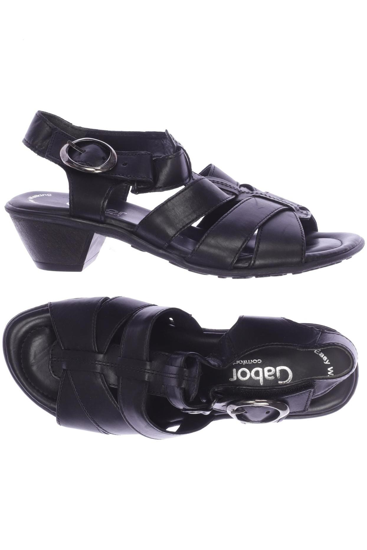 

Gabor Damen Sandale, schwarz, Gr. 3