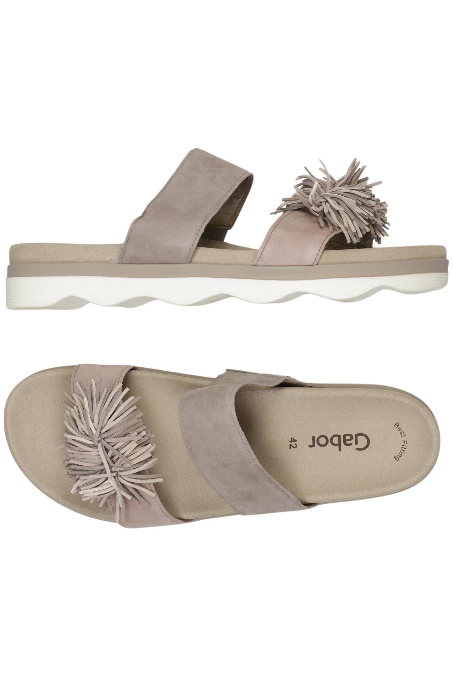 

Gabor Damen Sandale, beige, Gr. 42