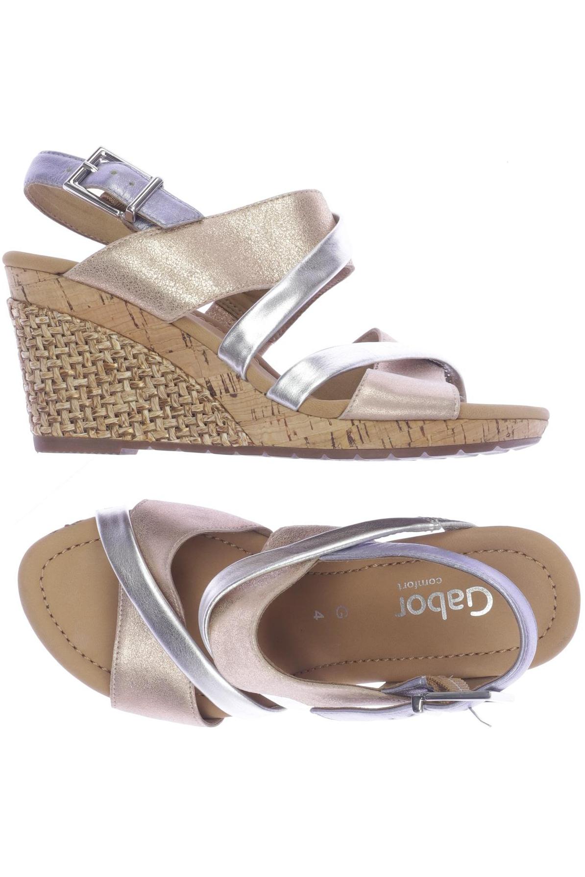 

Gabor Damen Sandale, beige, Gr. 4
