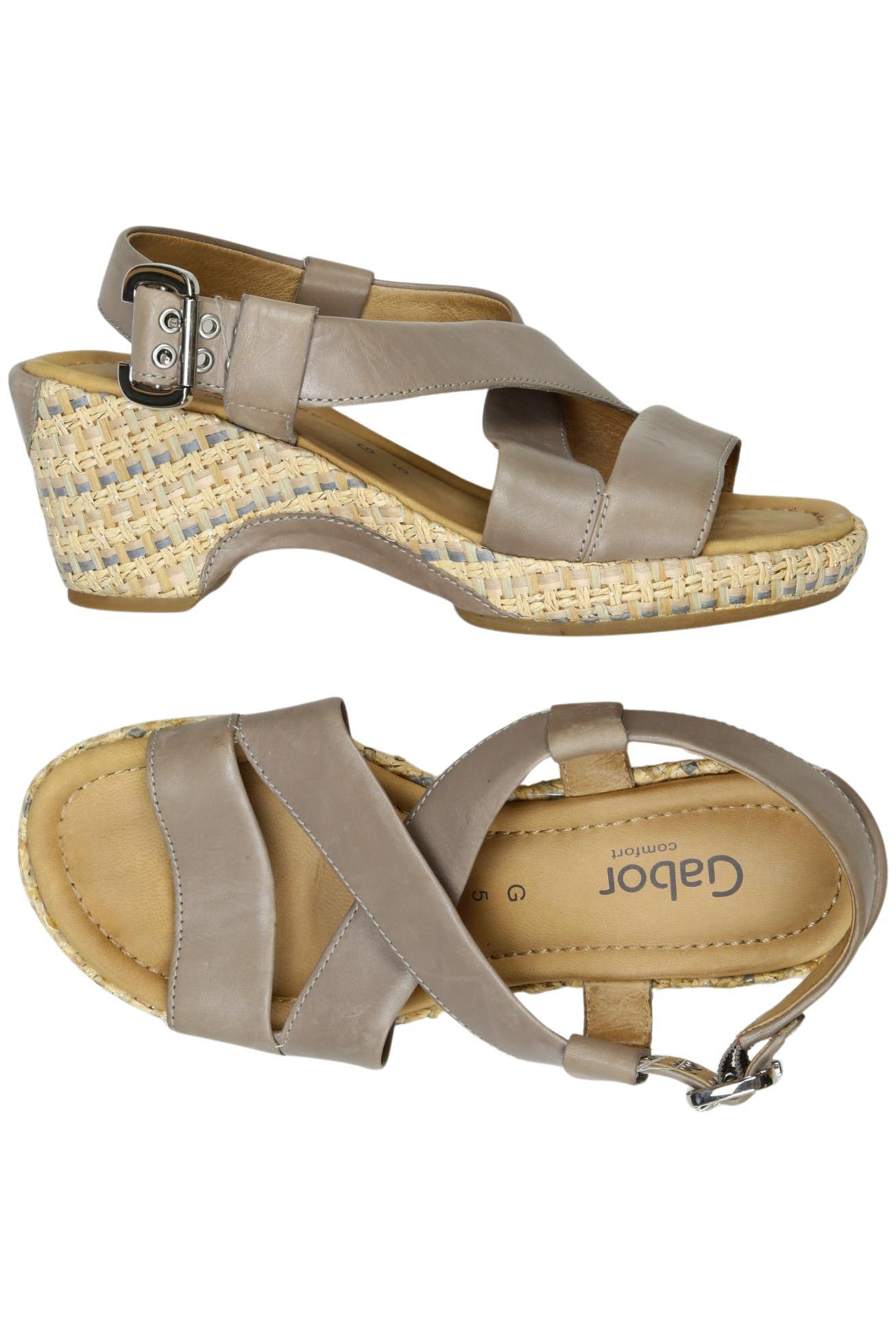 

Gabor Damen Sandale, beige, Gr. 5