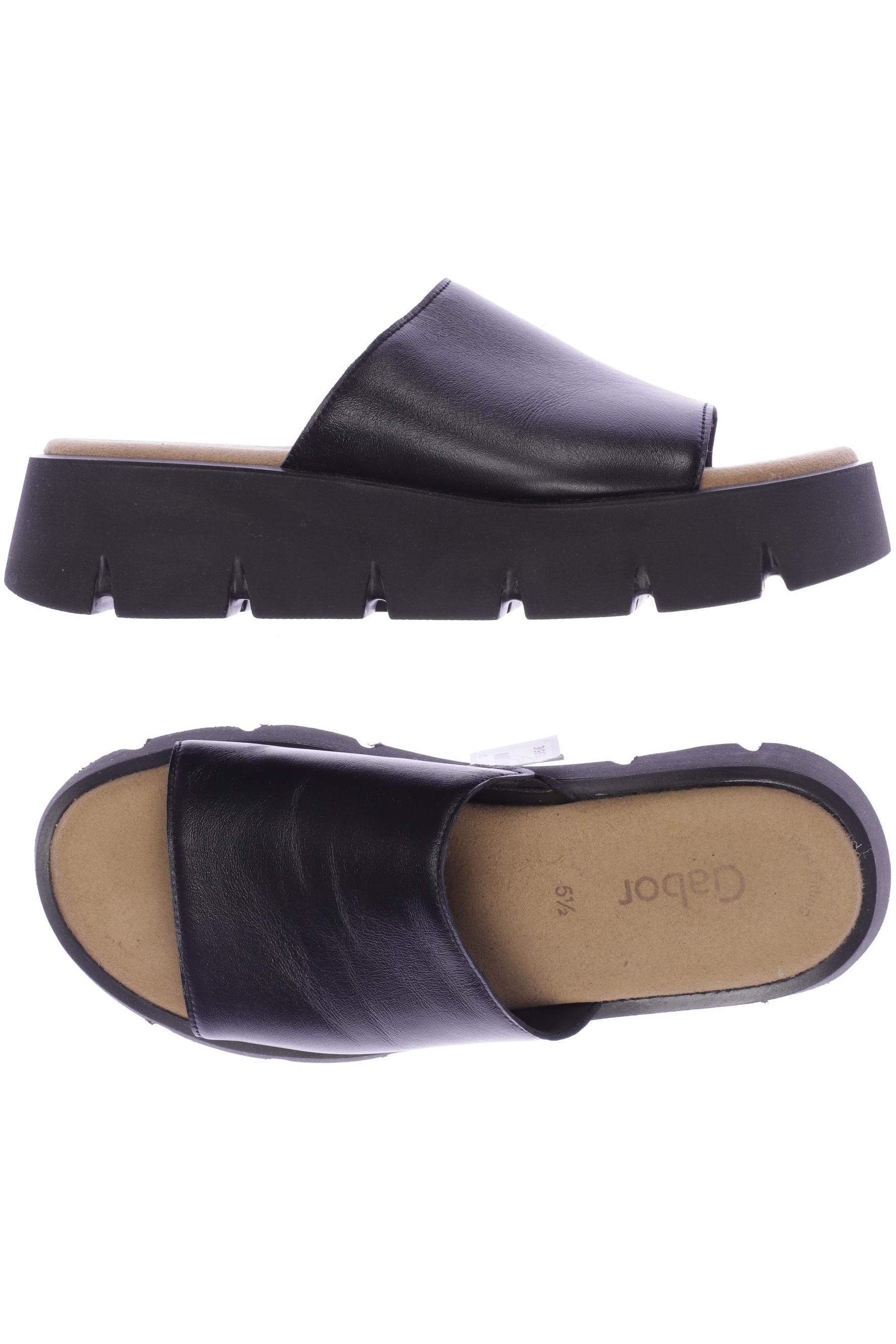 

Gabor Damen Sandale, schwarz, Gr. 5.5