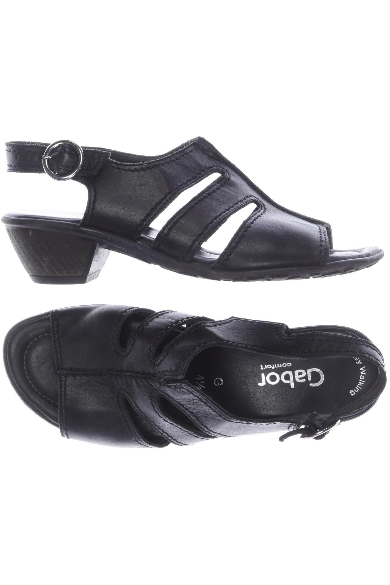 

Gabor Damen Sandale, schwarz, Gr. 4.5