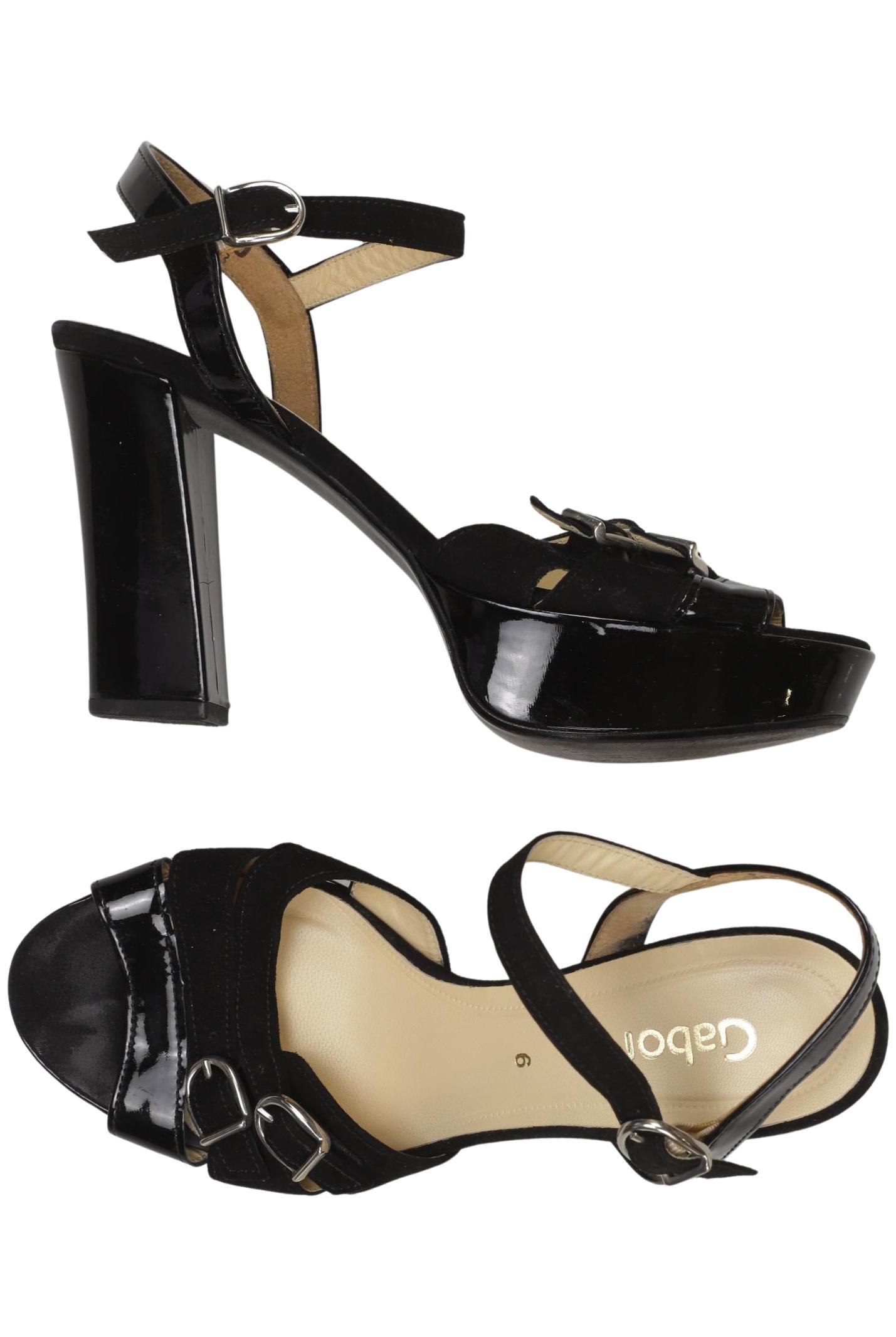 

Gabor Damen Sandale, schwarz, Gr. 6