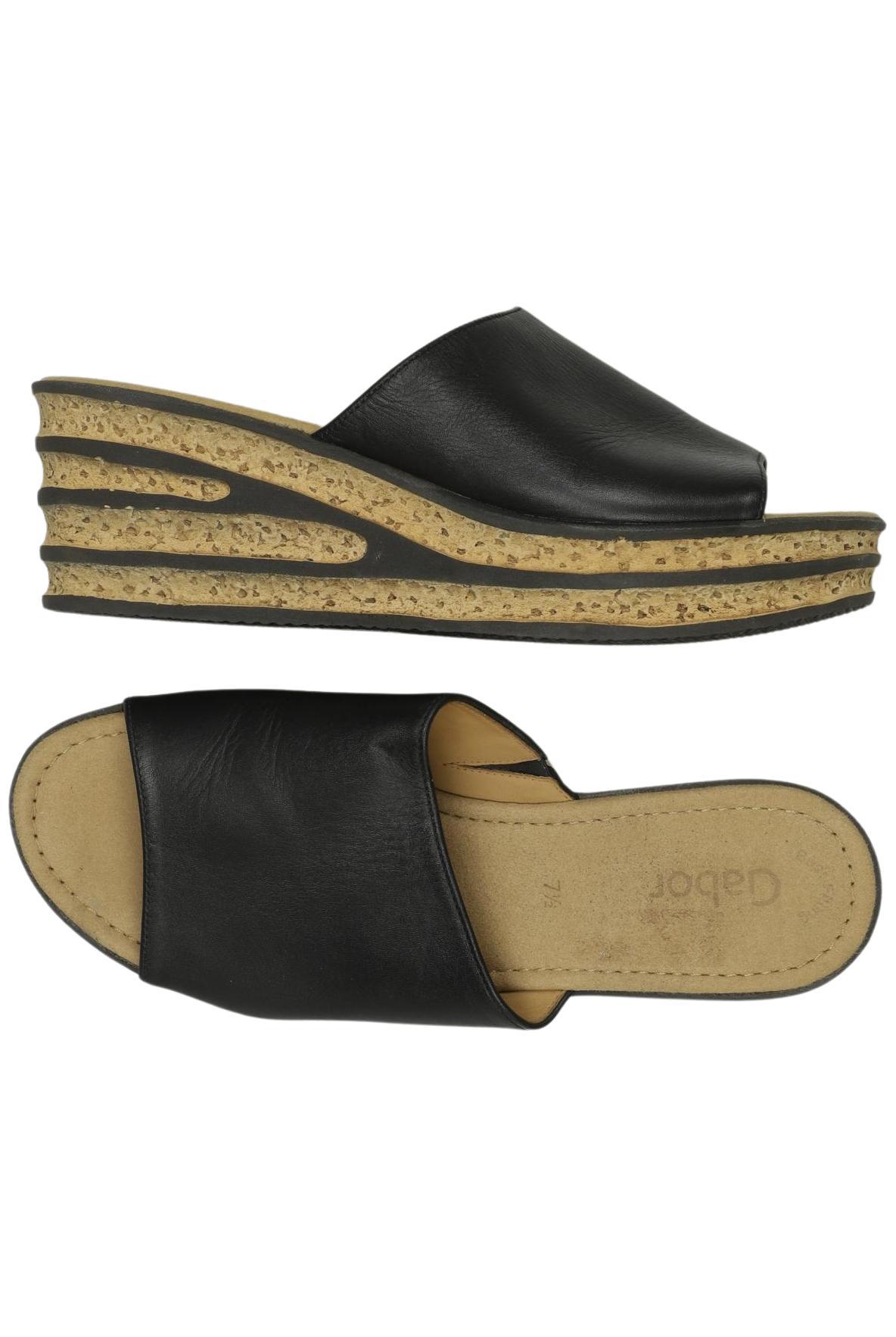 

Gabor Damen Sandale, schwarz, Gr. 7.5