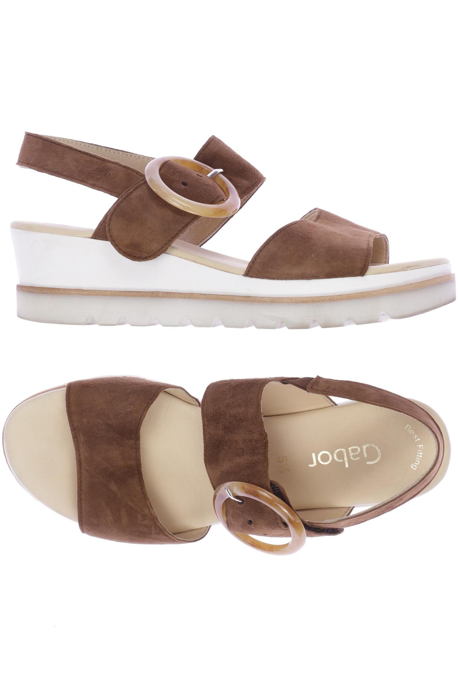 

Gabor Damen Sandale, braun, Gr. 5.5