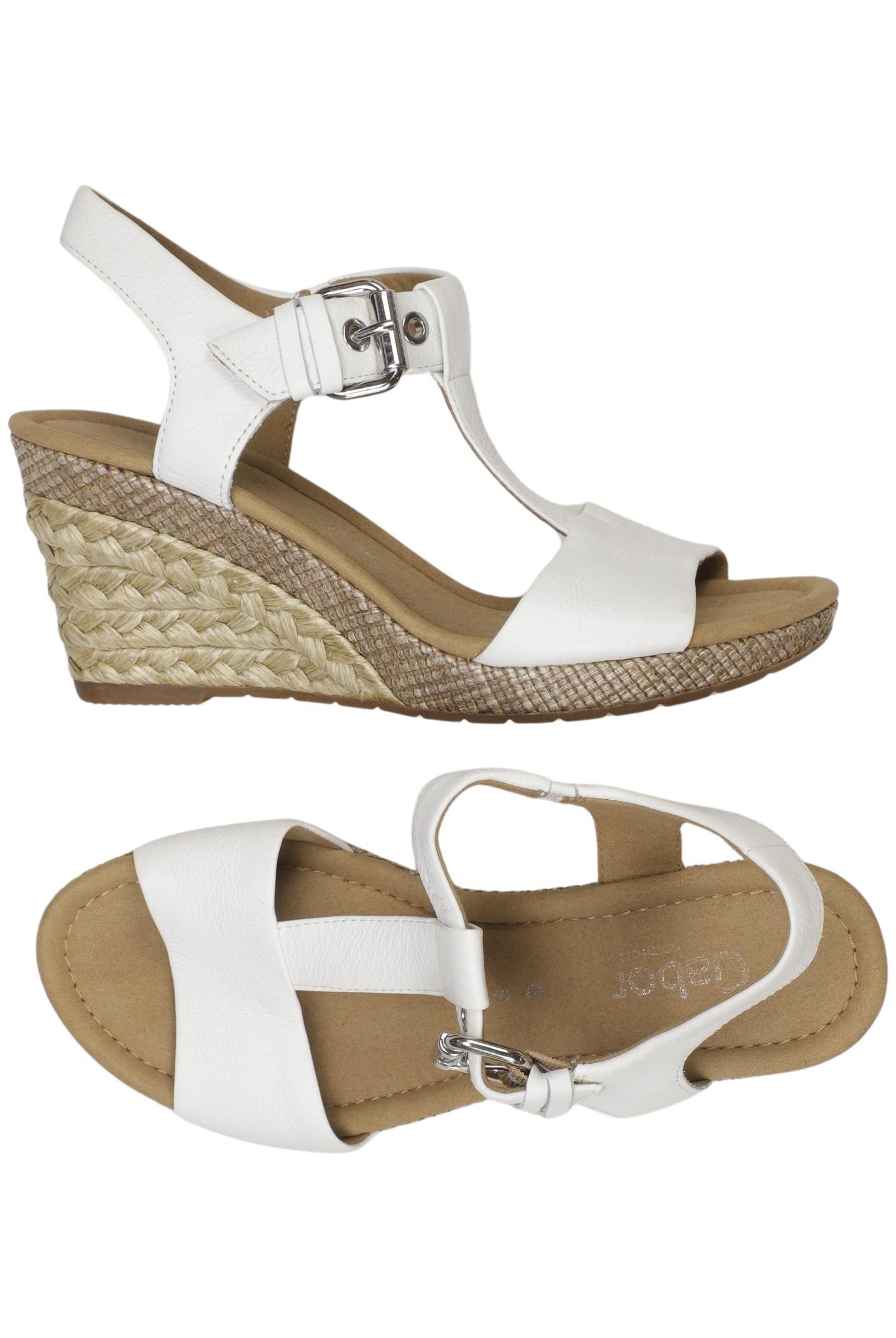 

Gabor Damen Sandale, weiß, Gr. 6