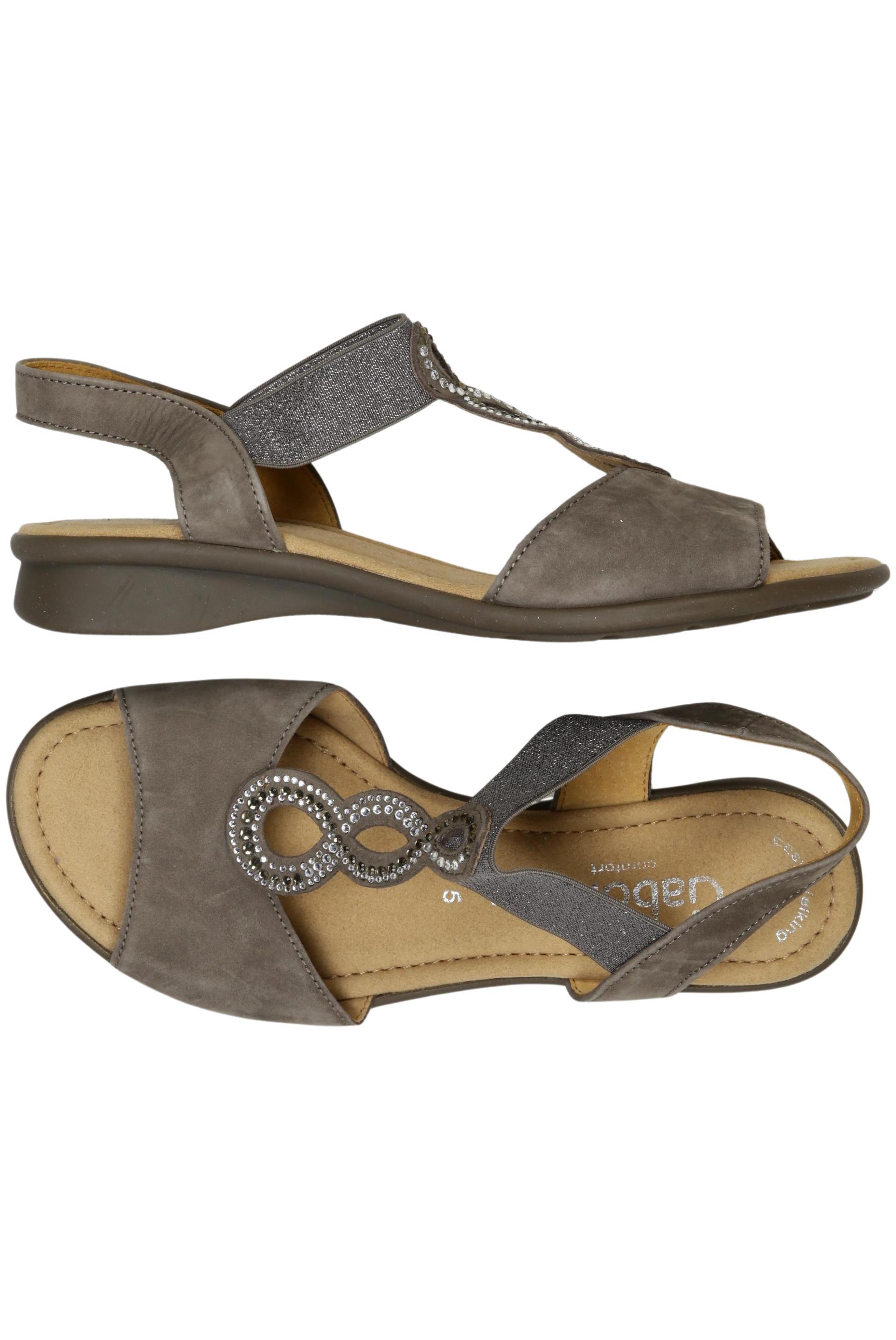 

Gabor Damen Sandale, grau, Gr. 5