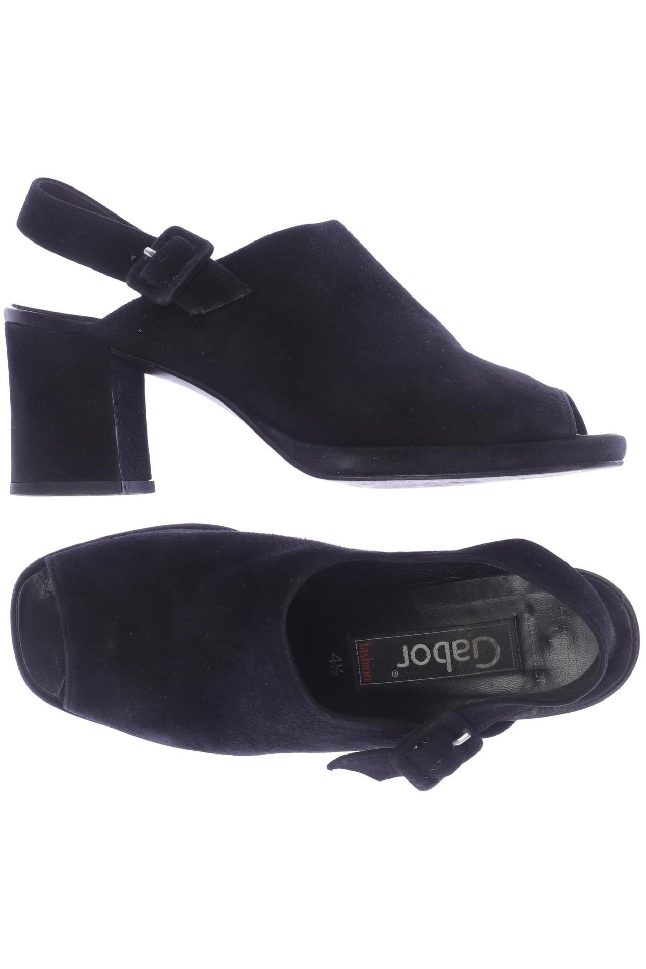 

Gabor Damen Sandale, schwarz, Gr. 4.5