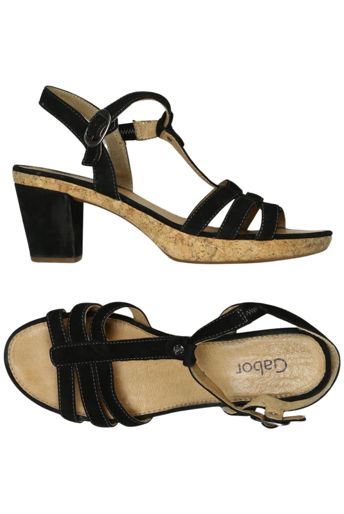 

Gabor Damen Sandale, schwarz, Gr. 7