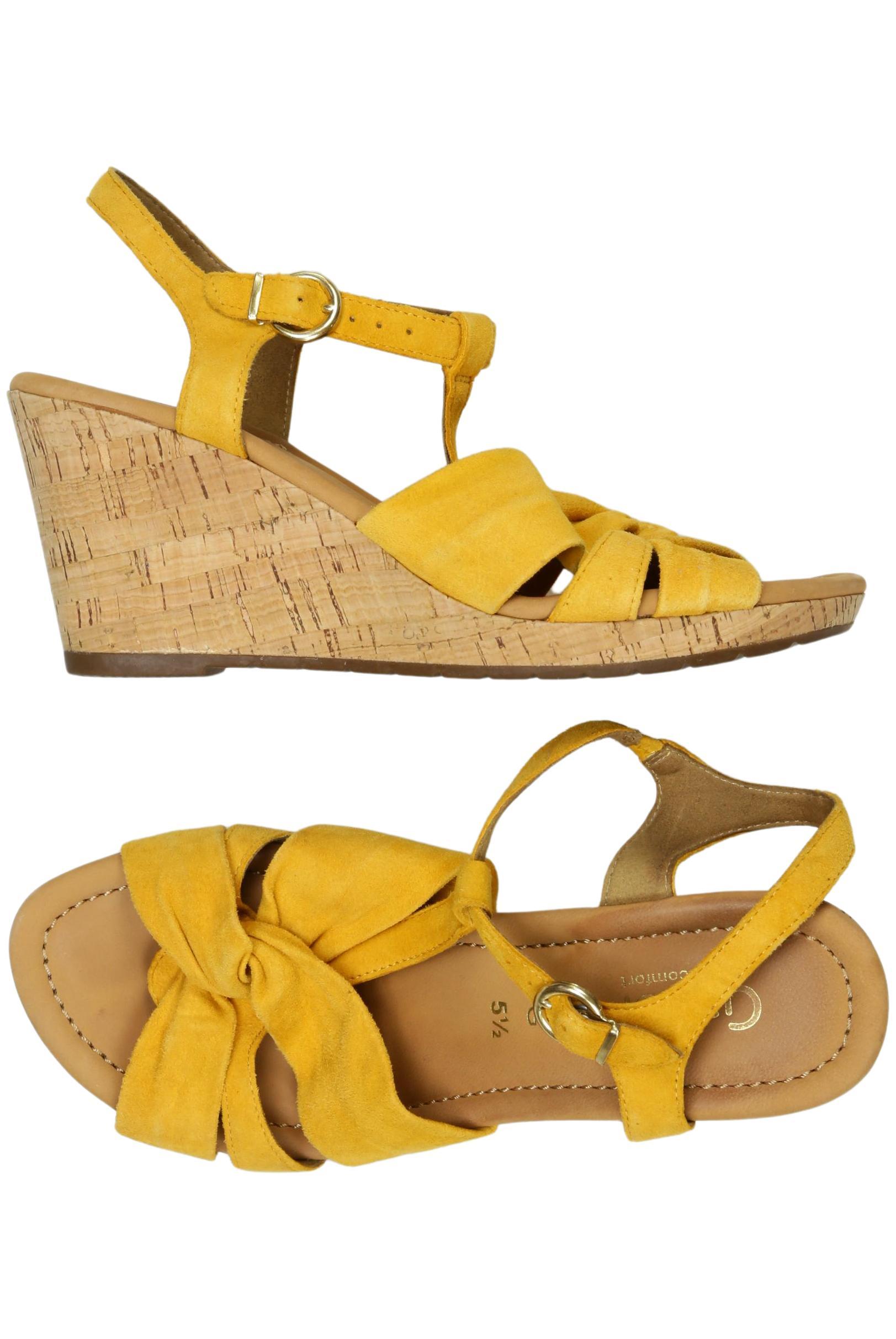 

Gabor Damen Sandale, gelb, Gr. 5.5