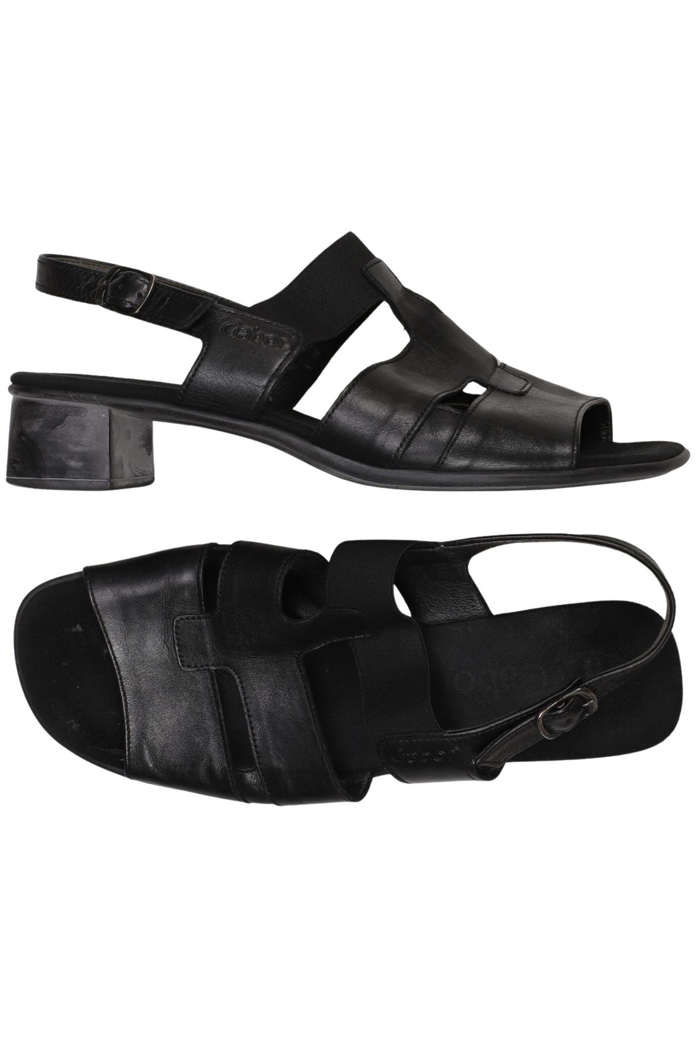 

Gabor Damen Sandale, schwarz, Gr. 7