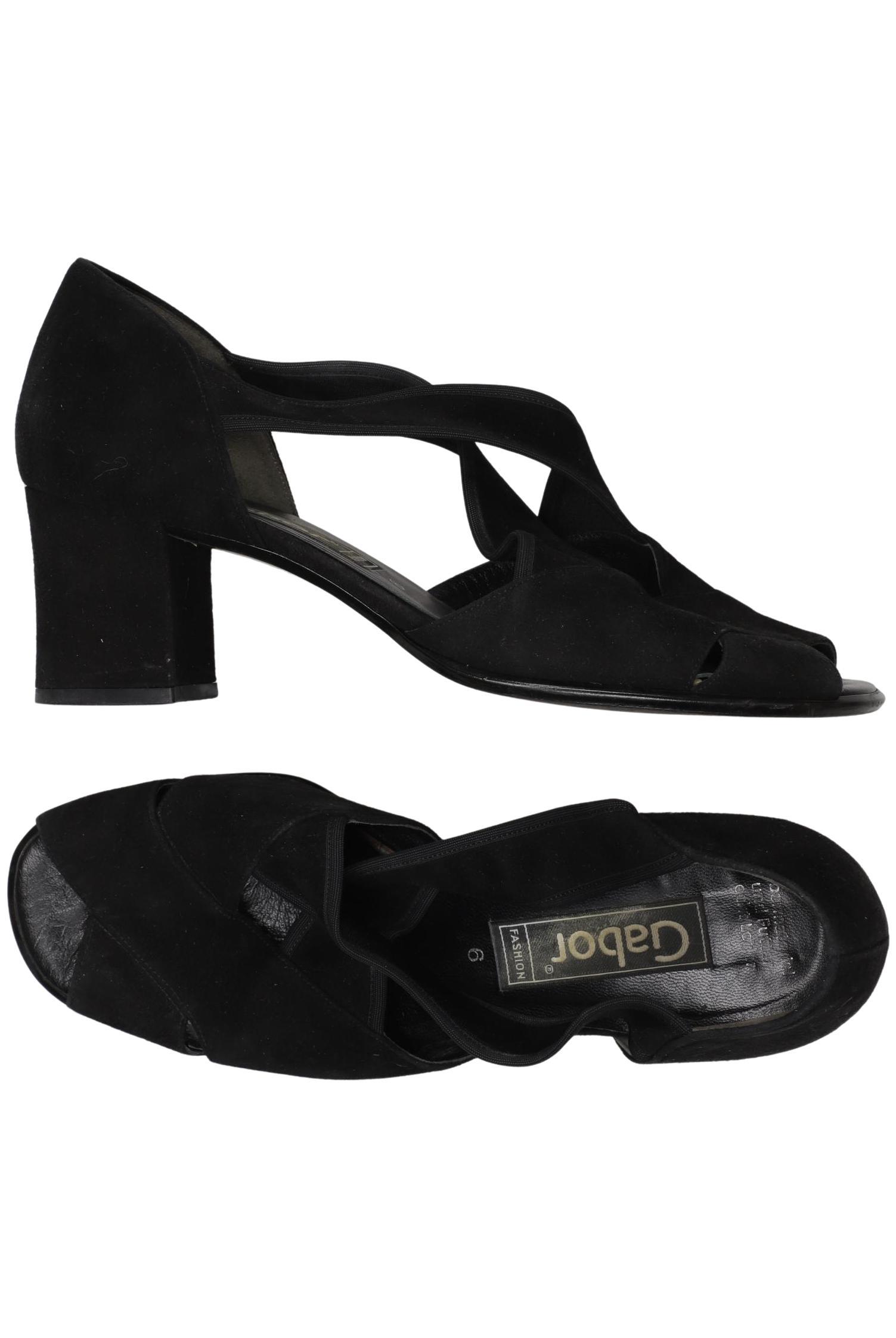 

Gabor Damen Sandale, schwarz, Gr. 6