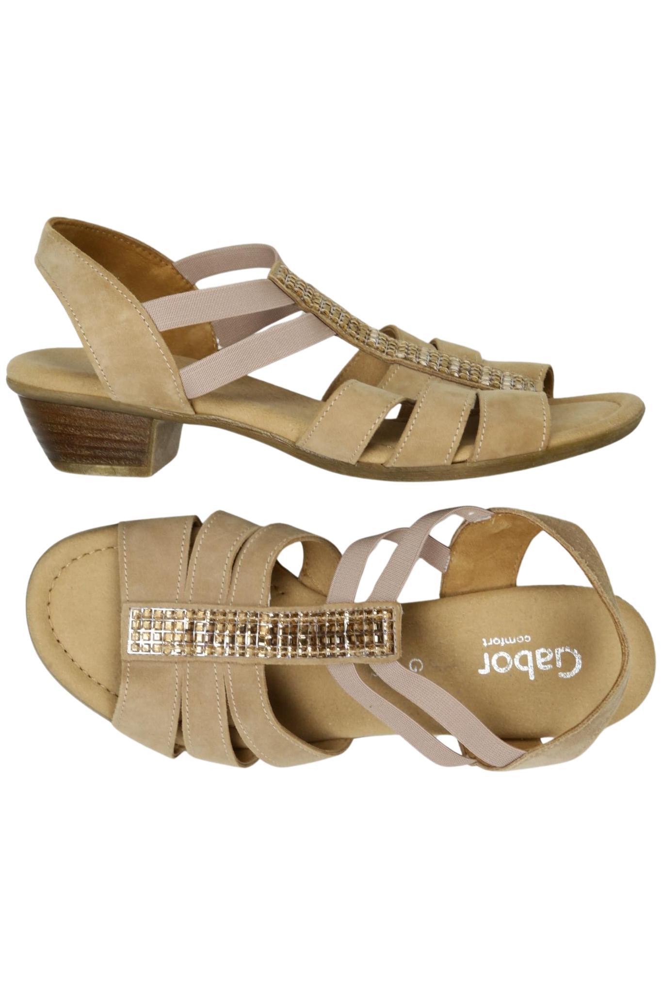 

Gabor Damen Sandale, beige, Gr. 5.5
