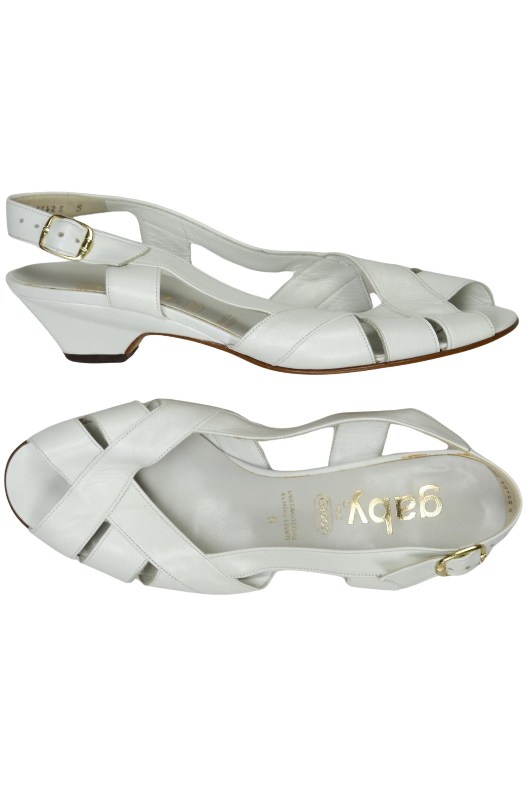 

Gabor Damen Sandale, weiß, Gr. 5