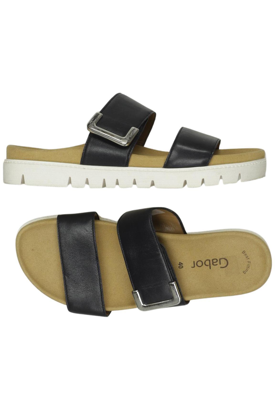 

Gabor Damen Sandale, schwarz, Gr. 40