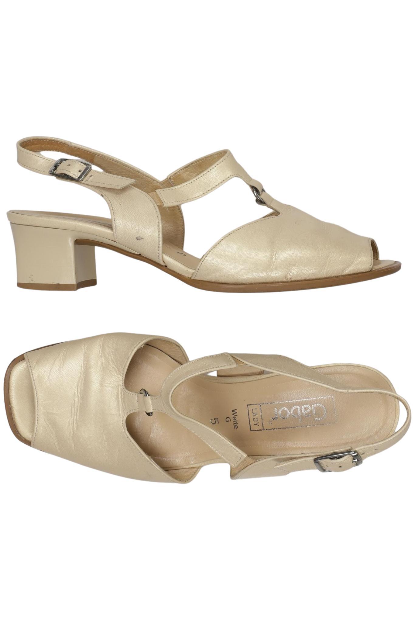 

Gabor Damen Sandale, beige, Gr. 5