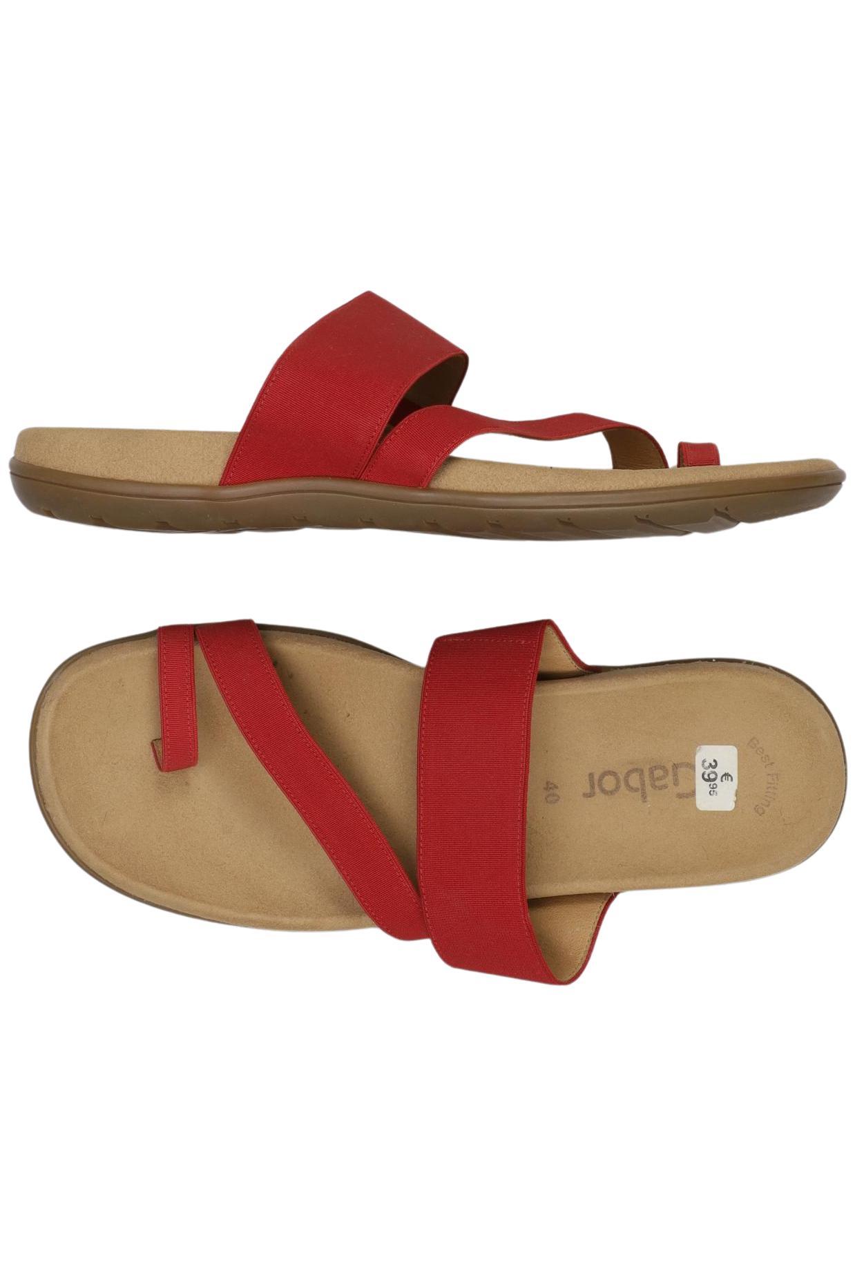 

Gabor Damen Sandale, rot, Gr. 40