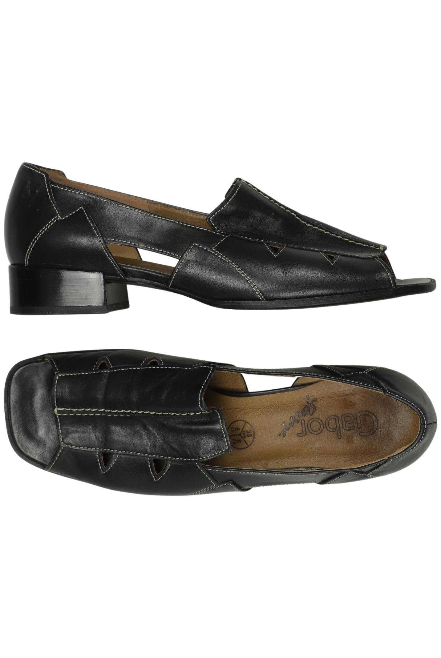 

Gabor Damen Sandale, schwarz, Gr. 39