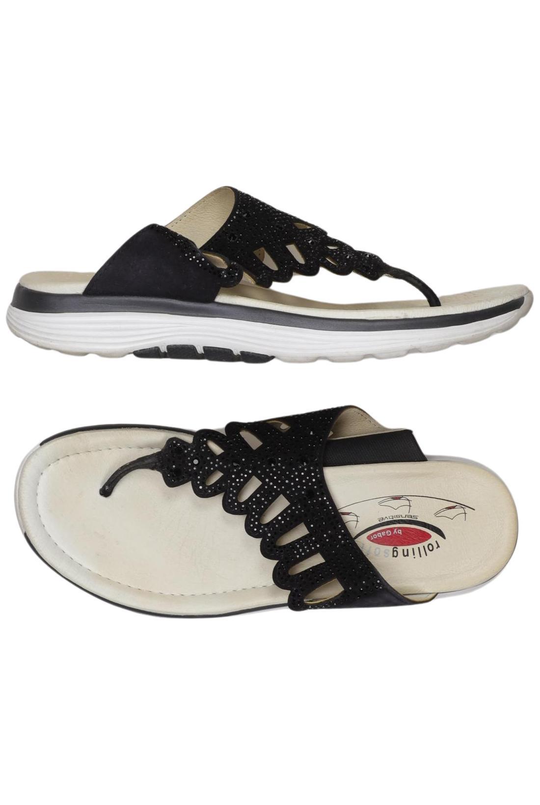 

Gabor Damen Sandale, schwarz, Gr. 5.5