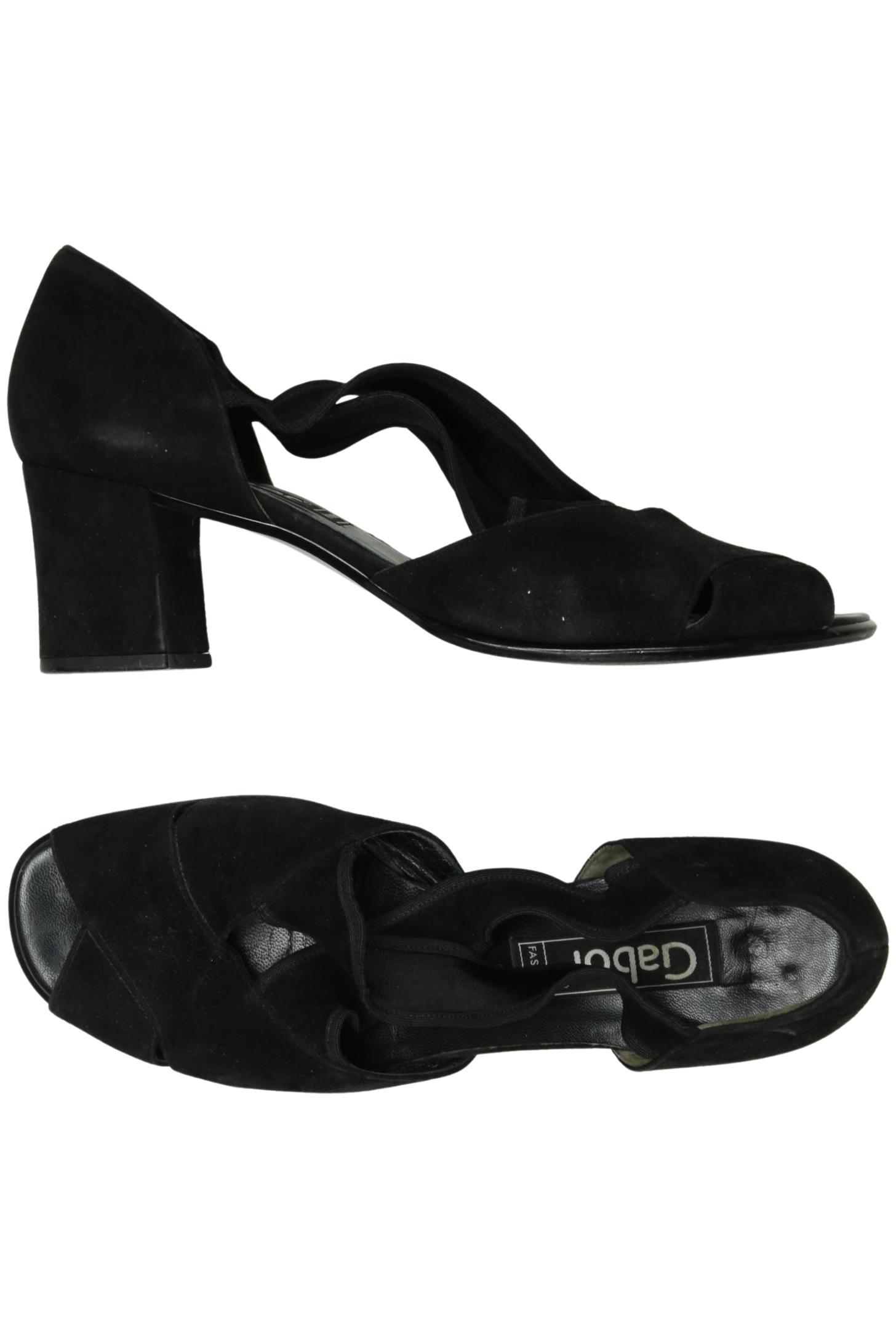 

Gabor Damen Sandale, schwarz, Gr. 8