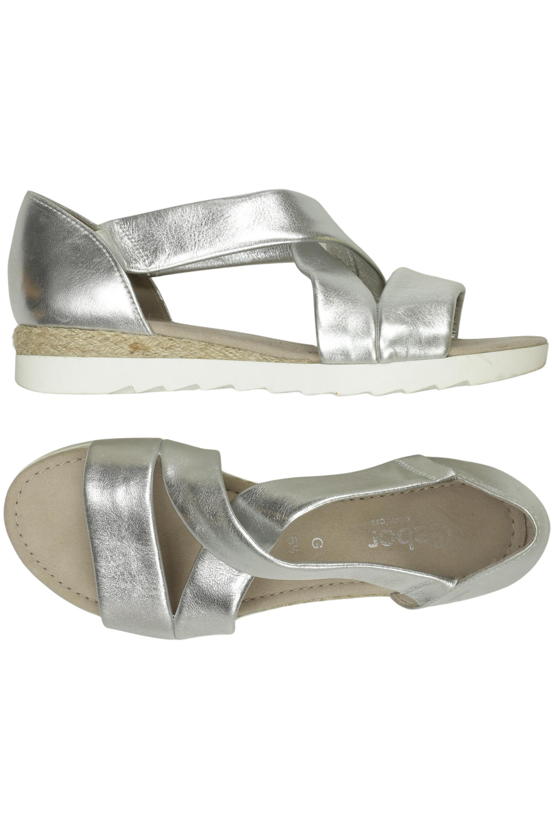 

Gabor Damen Sandale, silber, Gr. 5.5