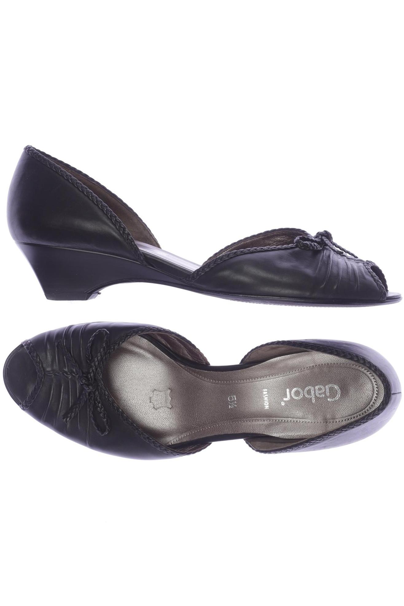 

Gabor Damen Sandale, schwarz, Gr. 5.5