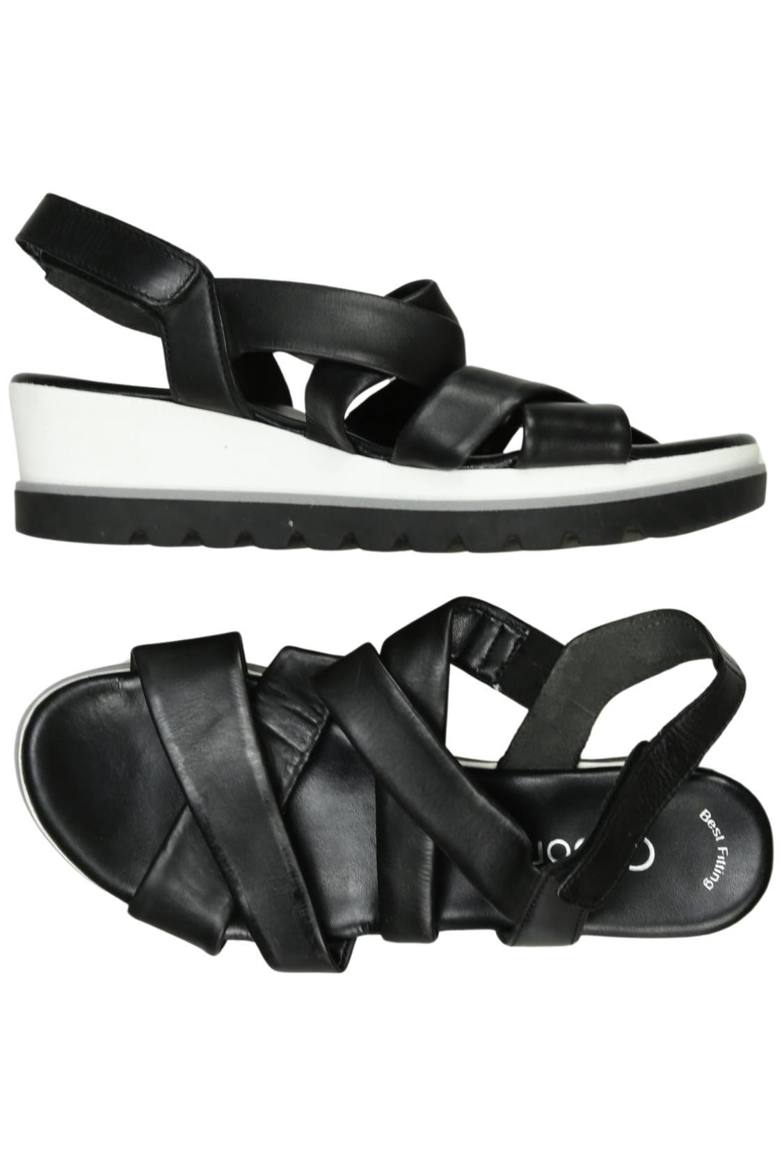 

Gabor Damen Sandale, schwarz, Gr. 5