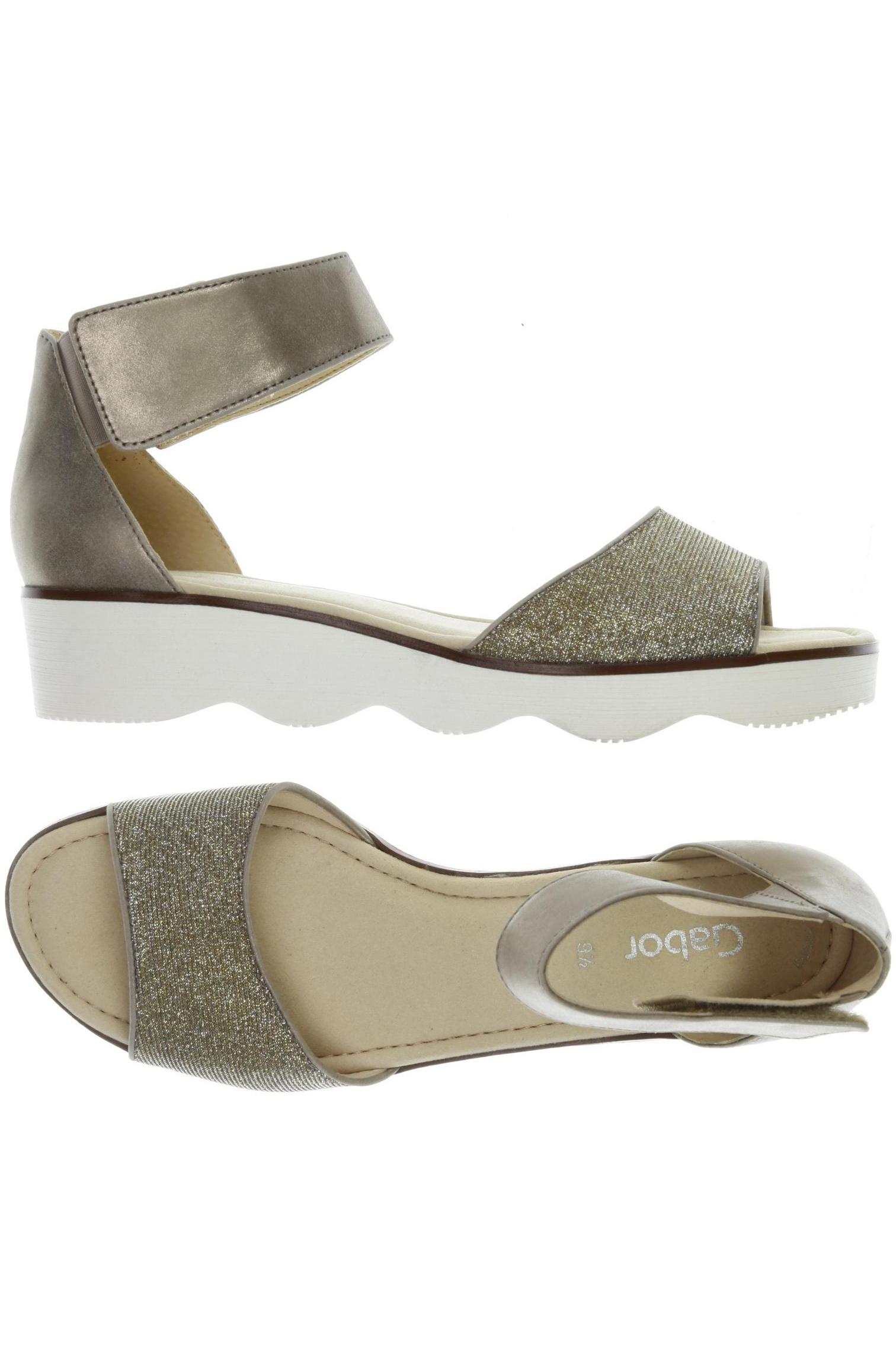 

Gabor Damen Sandale, beige, Gr. 9.5
