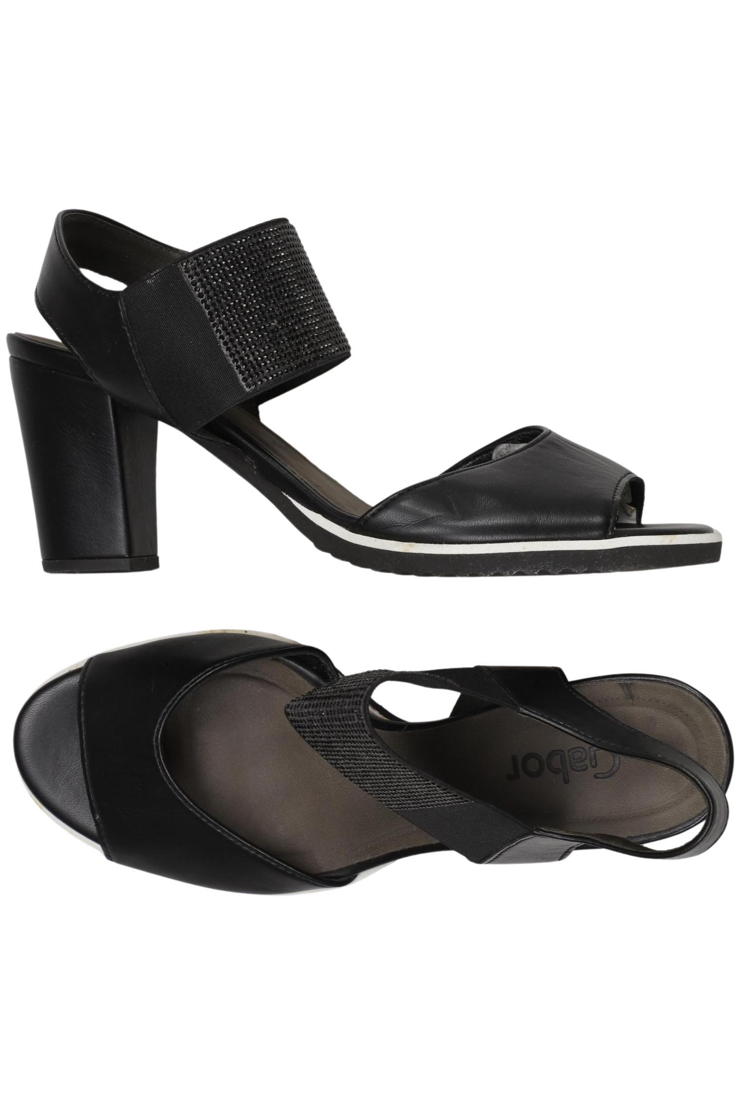 

Gabor Damen Sandale, schwarz, Gr. 5