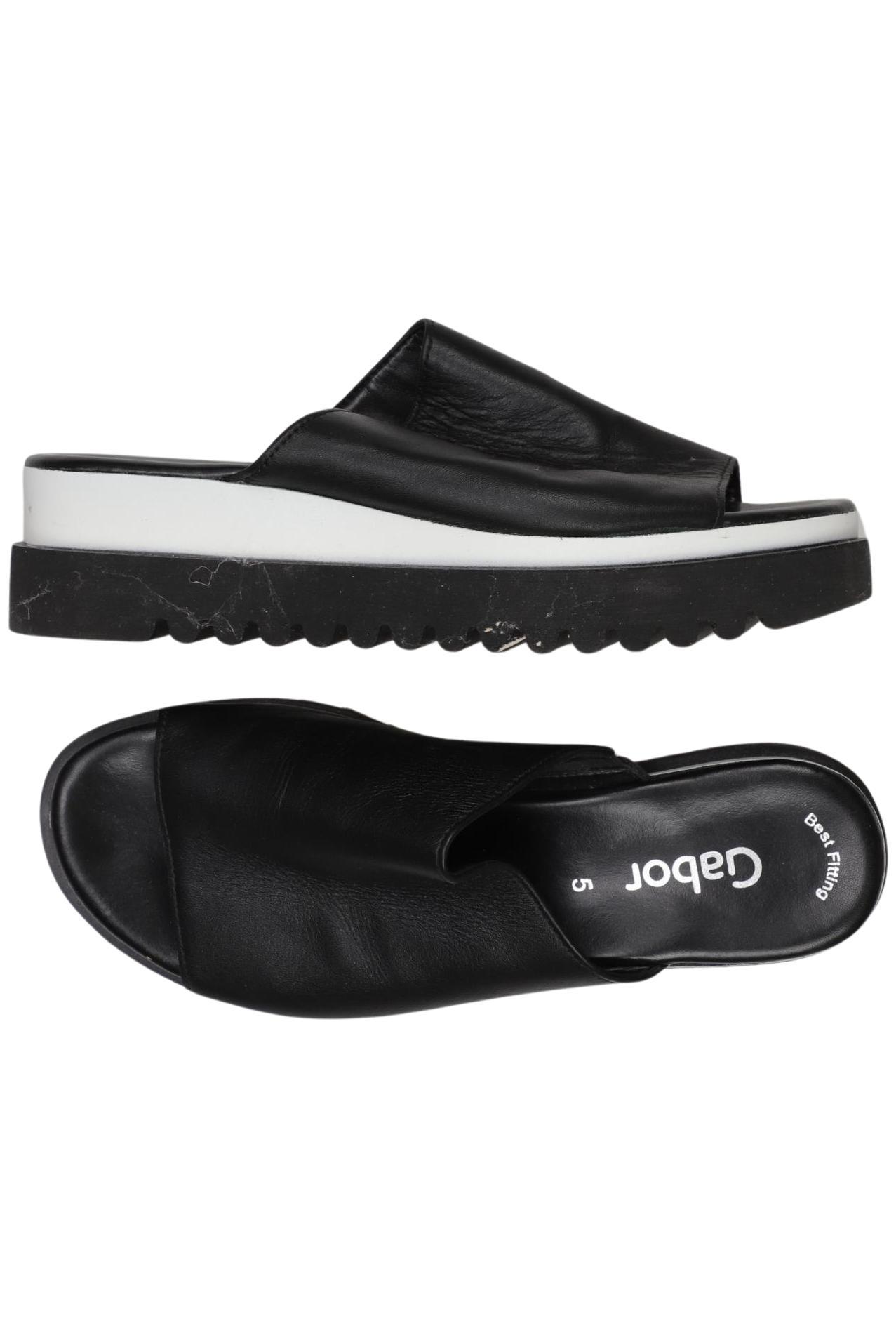 

Gabor Damen Sandale, schwarz, Gr. 5