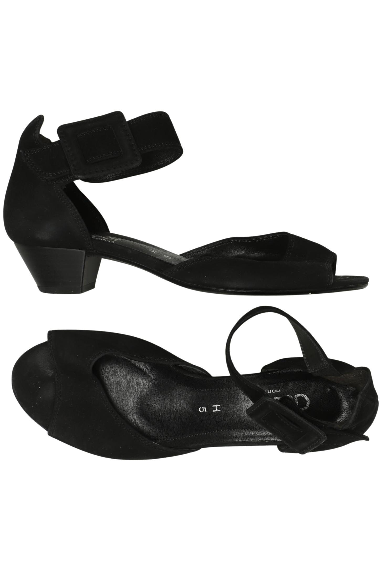 

Gabor Damen Sandale, schwarz, Gr. 5