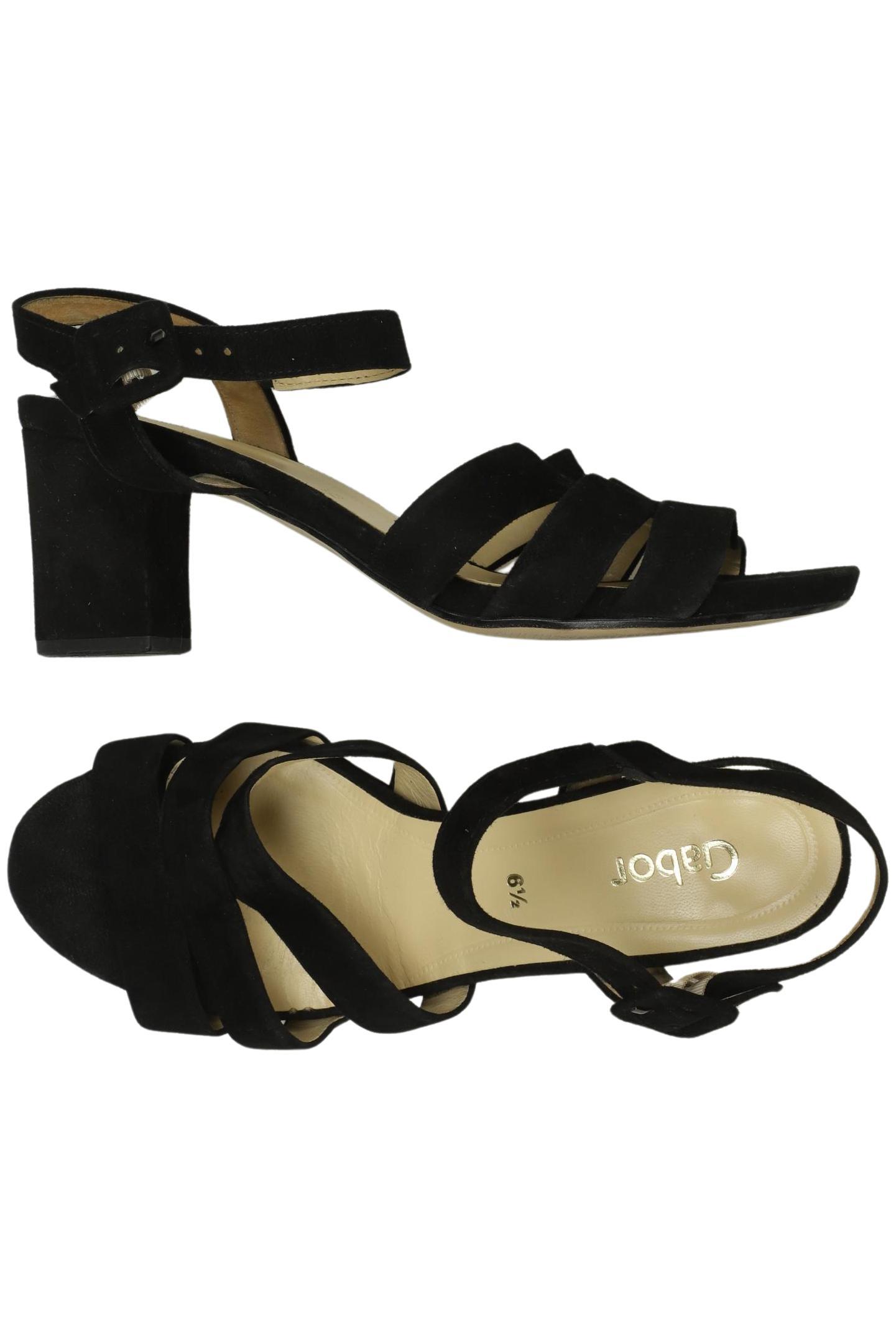 

Gabor Damen Sandale, schwarz, Gr. 6.5